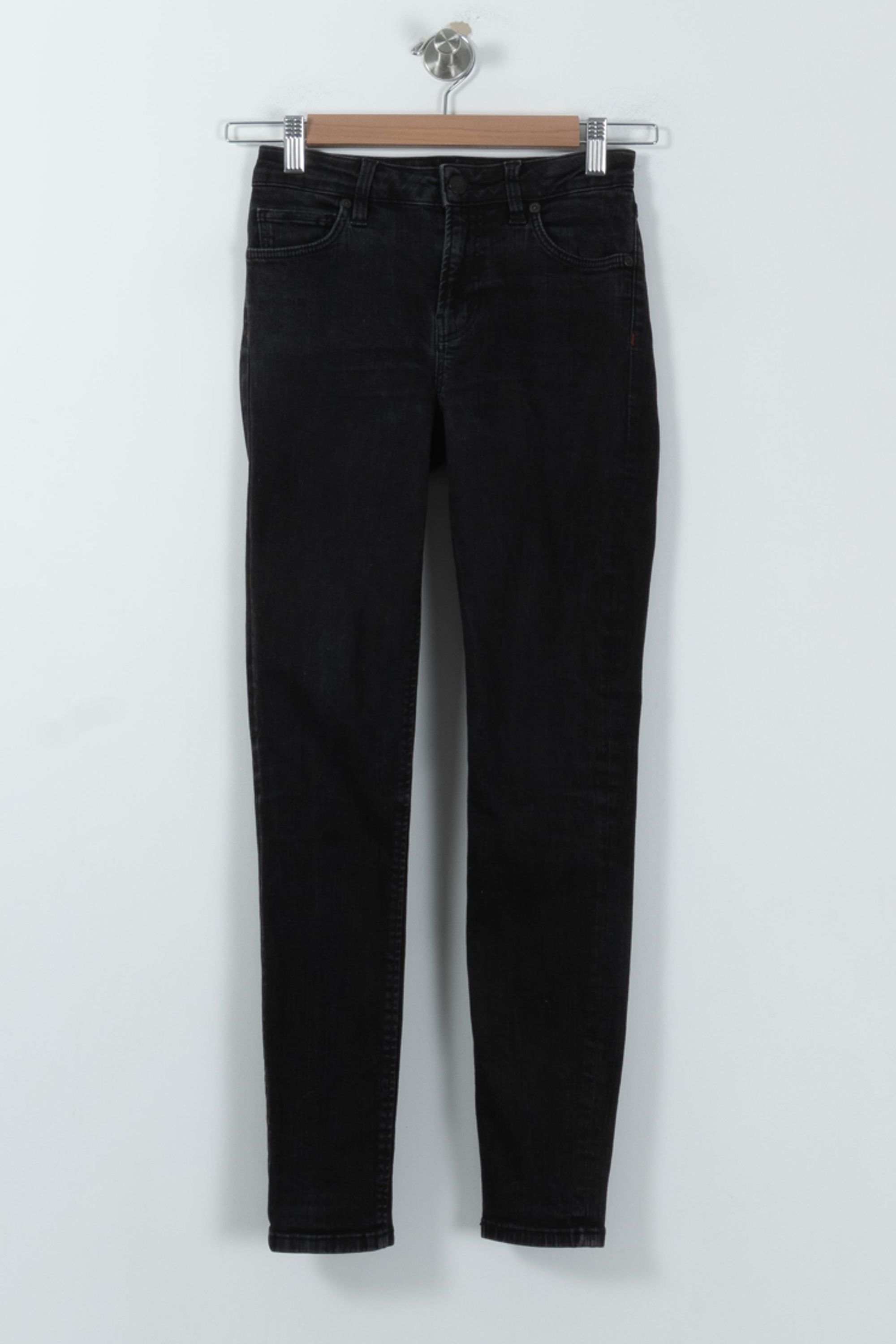 Cropped slim jeans with studs COMPTOIR DES COTONNIERS - Seconde main Grey