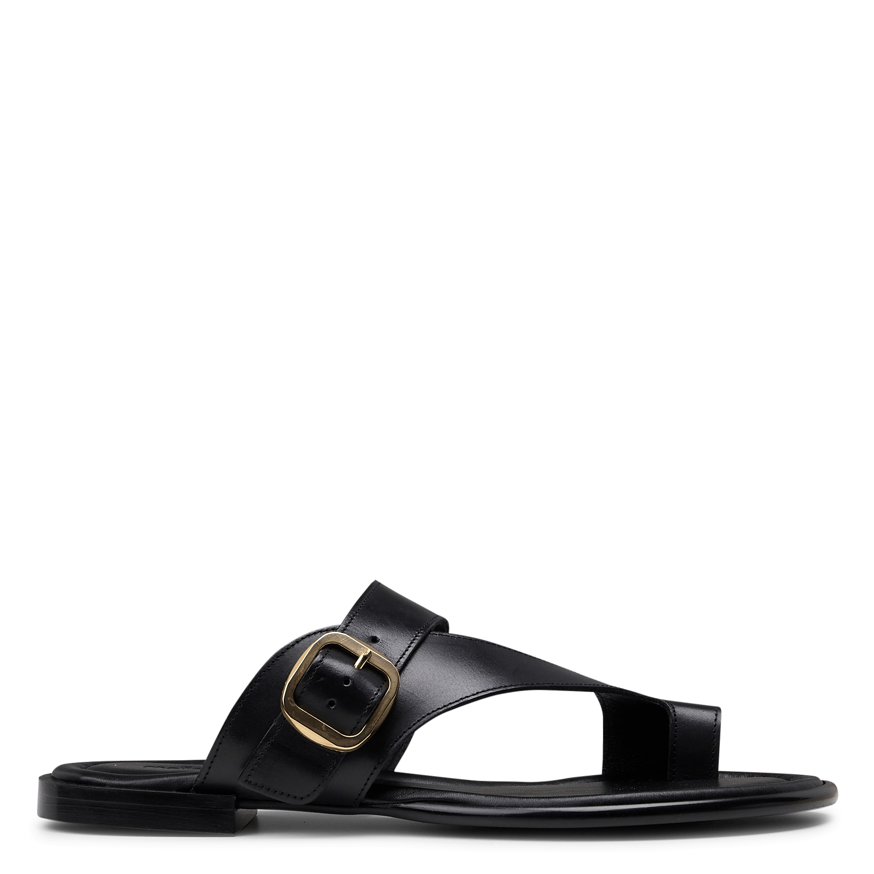 Tong en cuir MELLOW YELLOW Noir