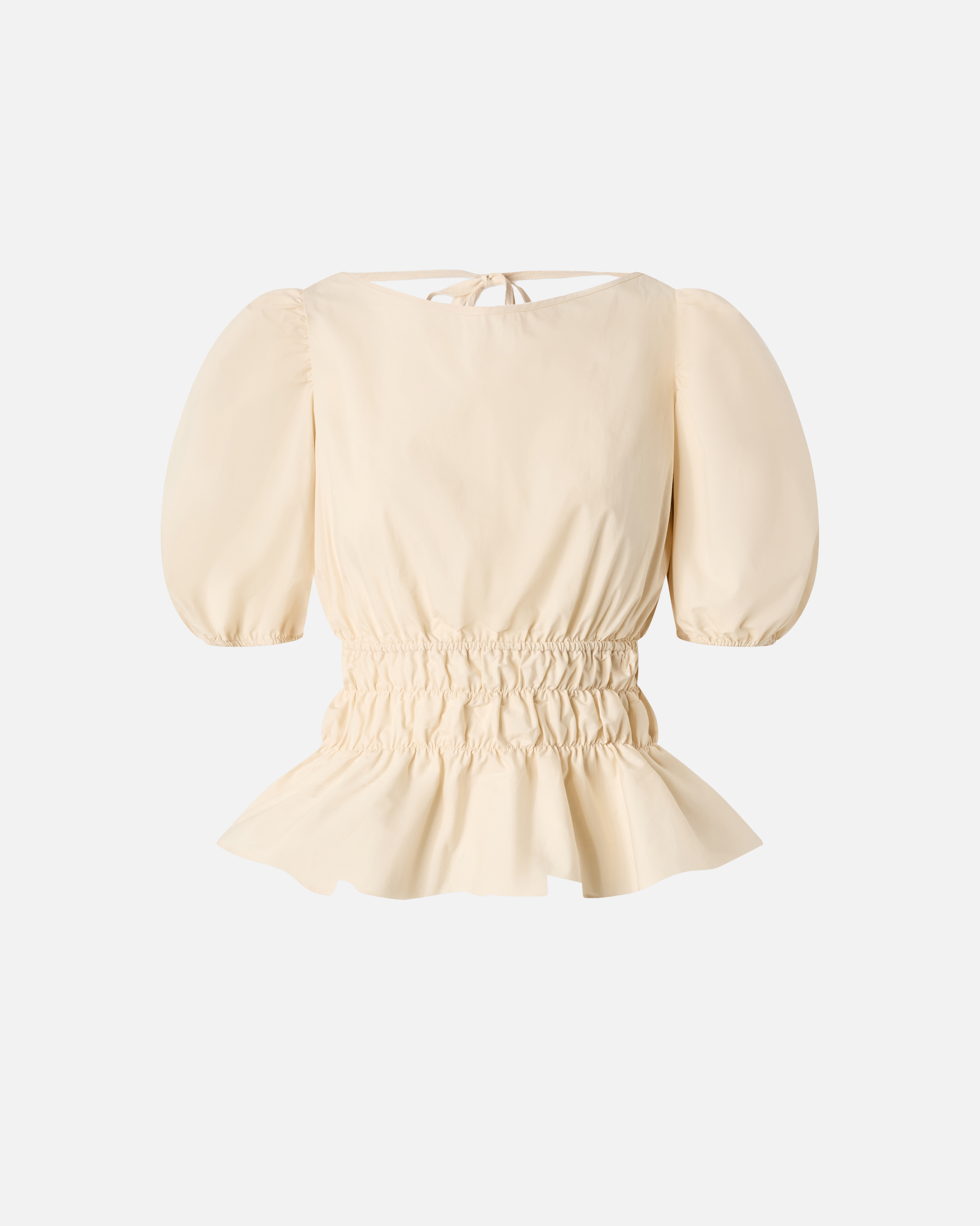 Haut cropped dos nu volanté PINKO