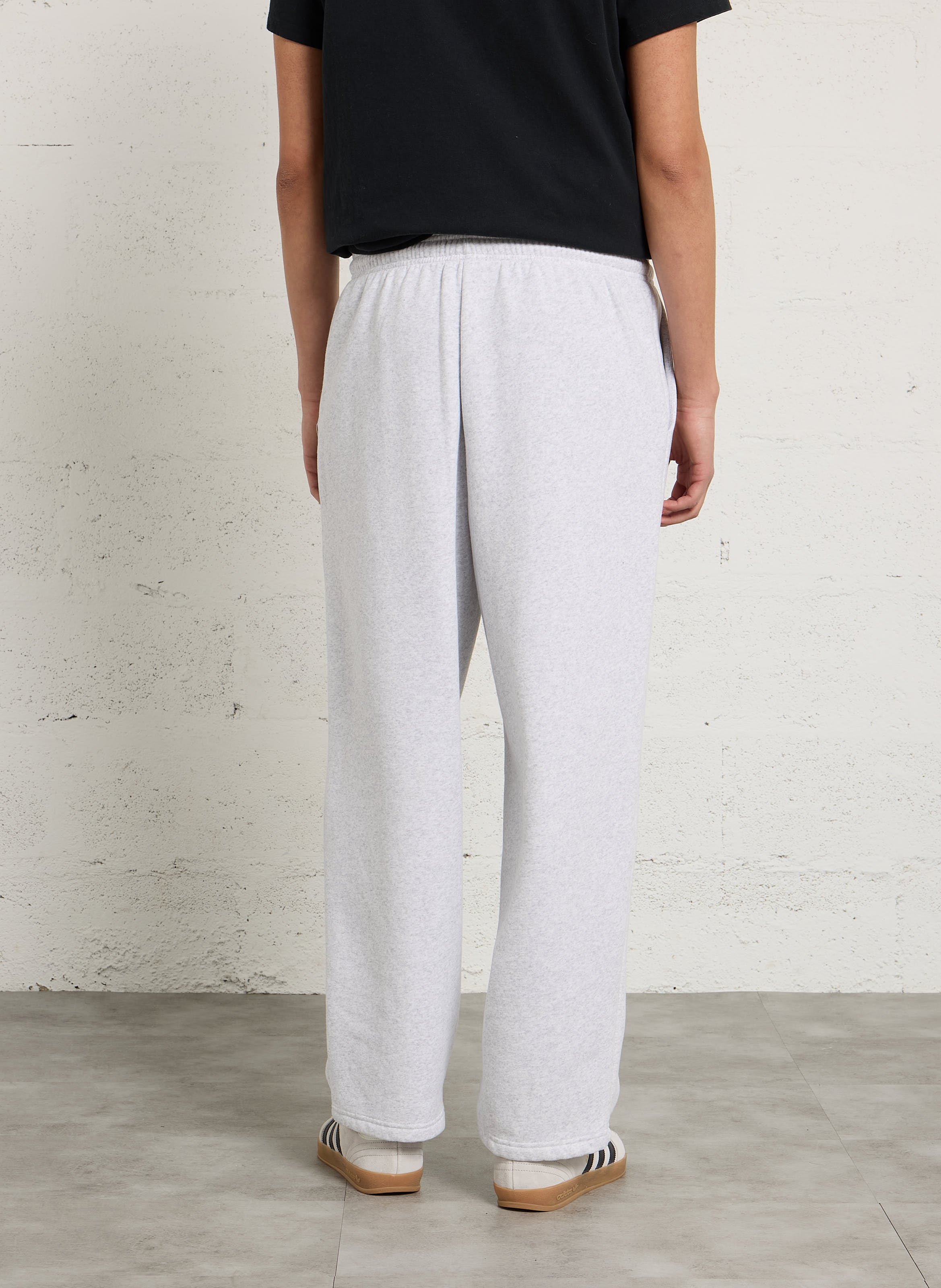 Rechte joggingbroek van molton AMERICAN VINTAGE Grijs