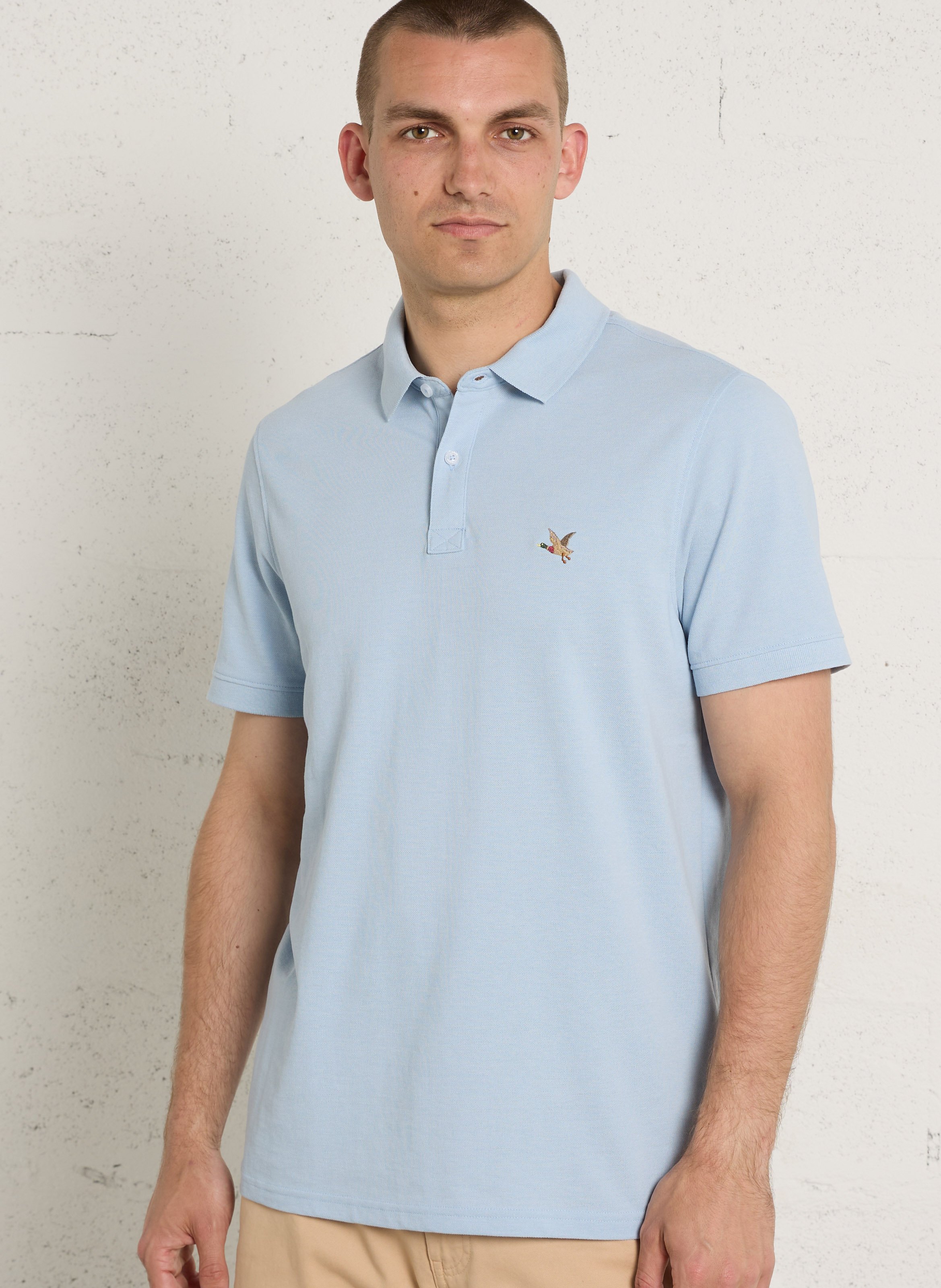 Short-sleeved organic cotton polo shirt CHEVIGNON