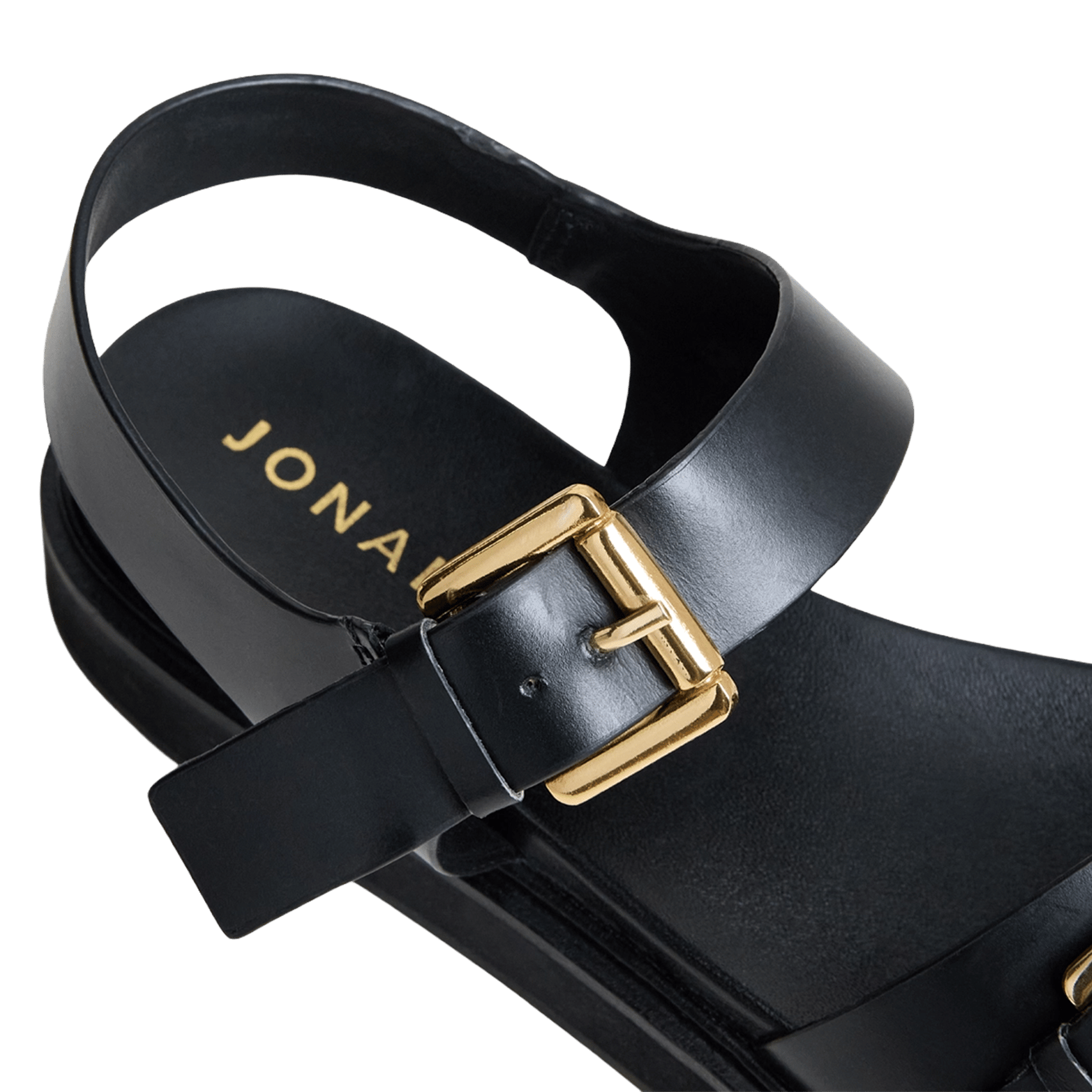 Sandalen mit doppelten Lederriemen JONAK Schwarz