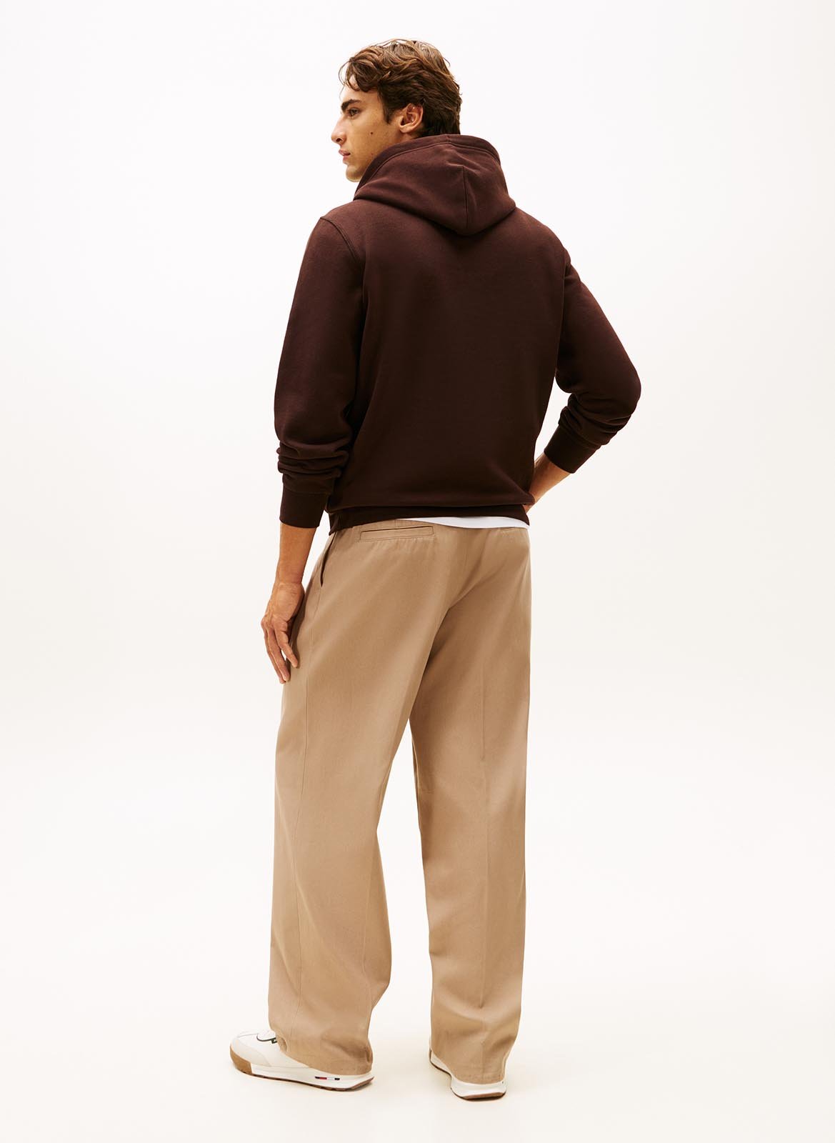 Sweat à capuche en coton mélangé | Marron TOMMY HILFIGER Homme