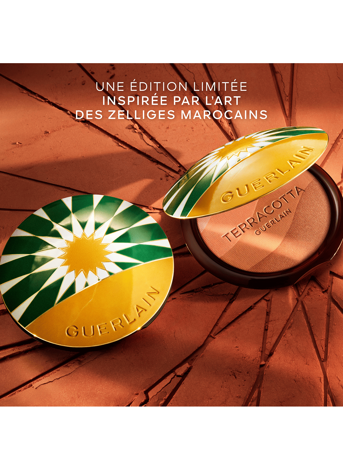 TERRACOTTA SUMMER GLOW Das limitierte natural bronzing powder für sommerlichen glow. GUERLAIN 03 summer glow - moyen doré