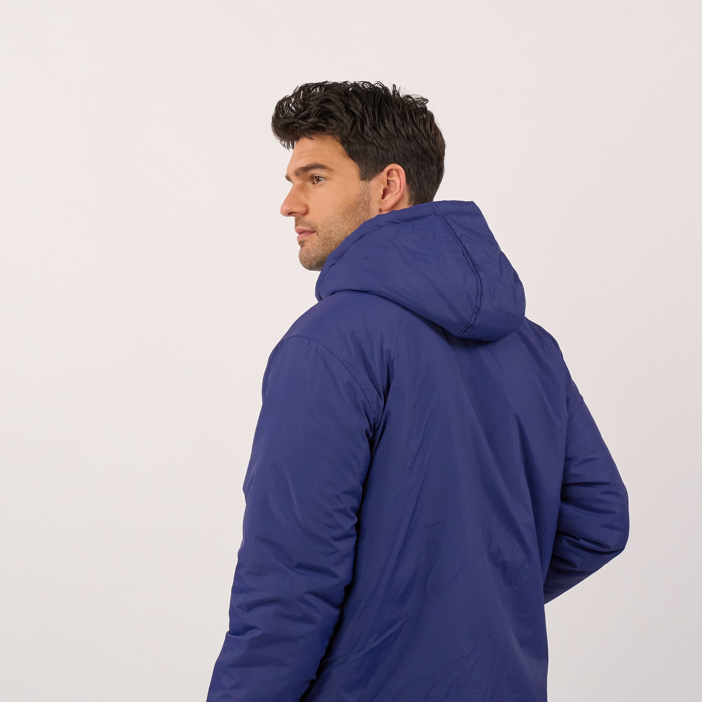 Unisex hooded parka BILLYBELT Blue