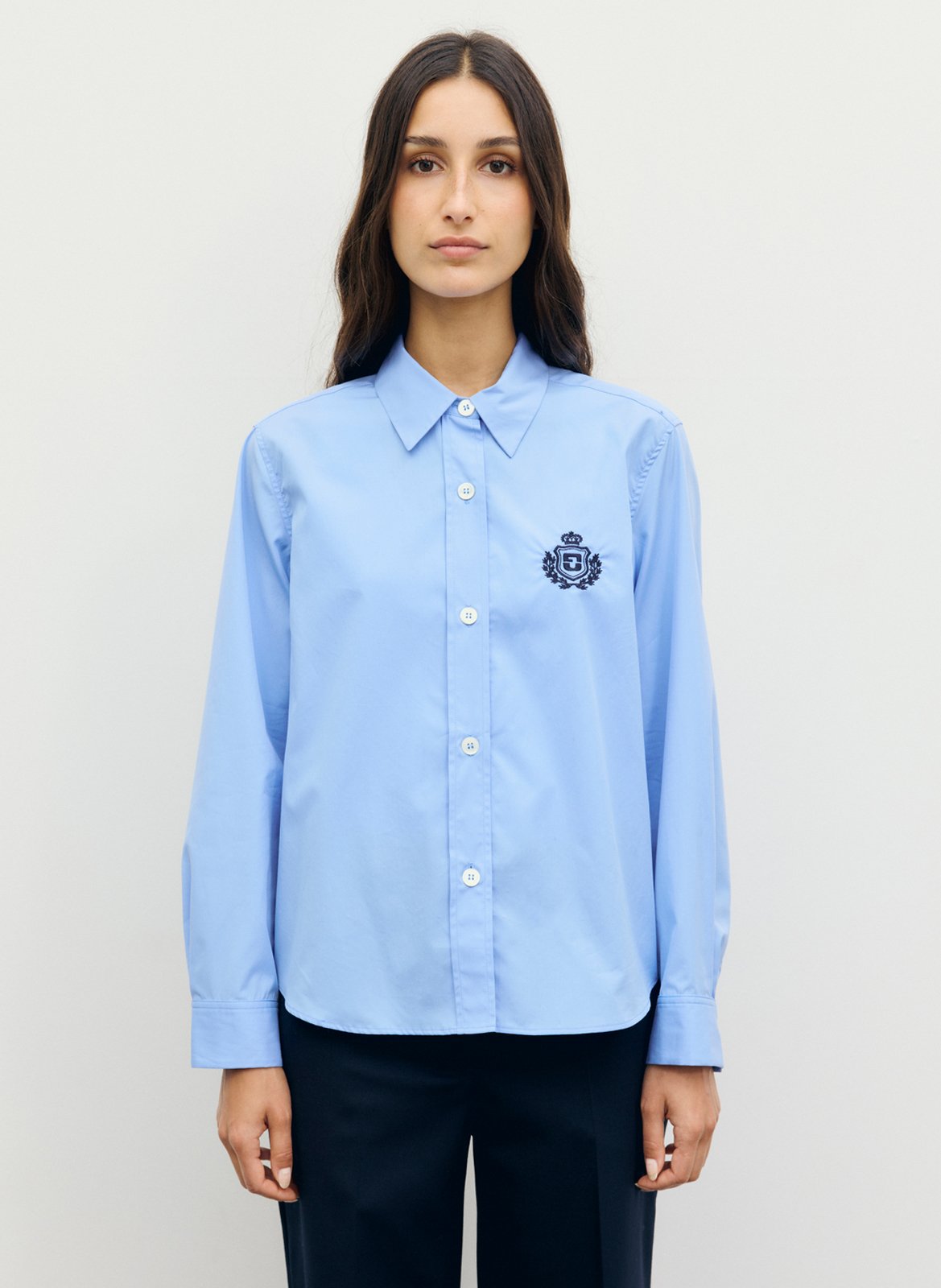 Baumwollhemd GERARD DAREL Blau