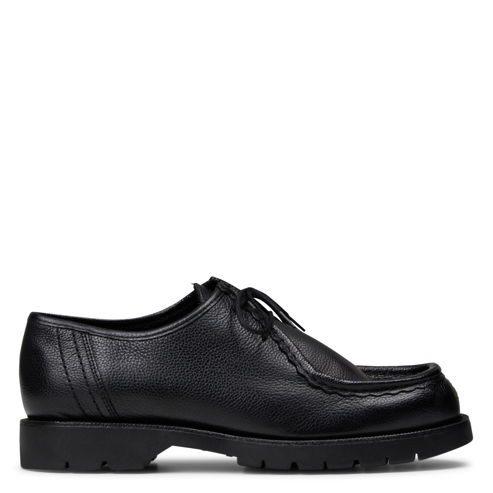 Mocassins à lacets en cuir KLEMAN Noir