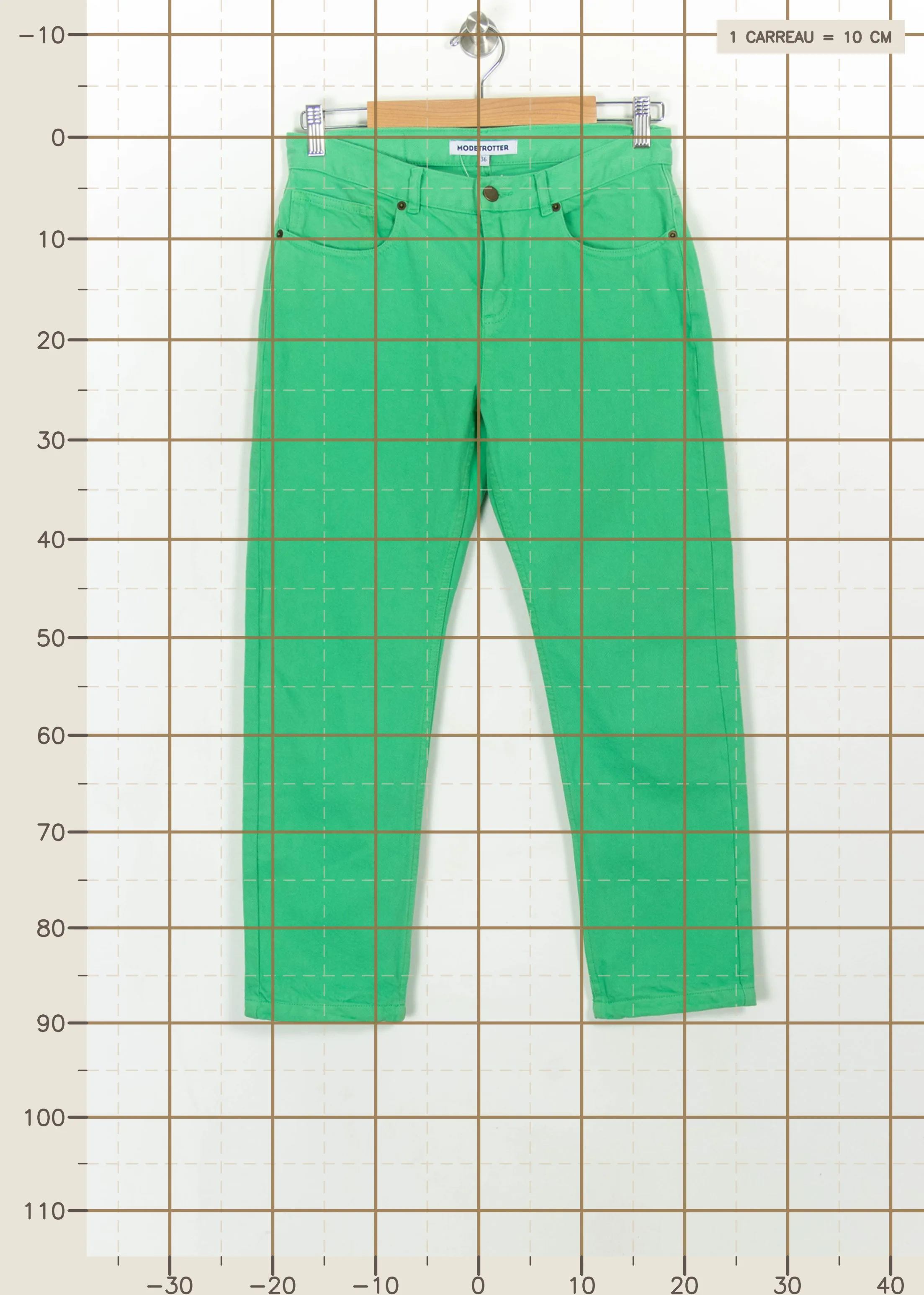 Jeans MODETROTTER - Seconde Main Green