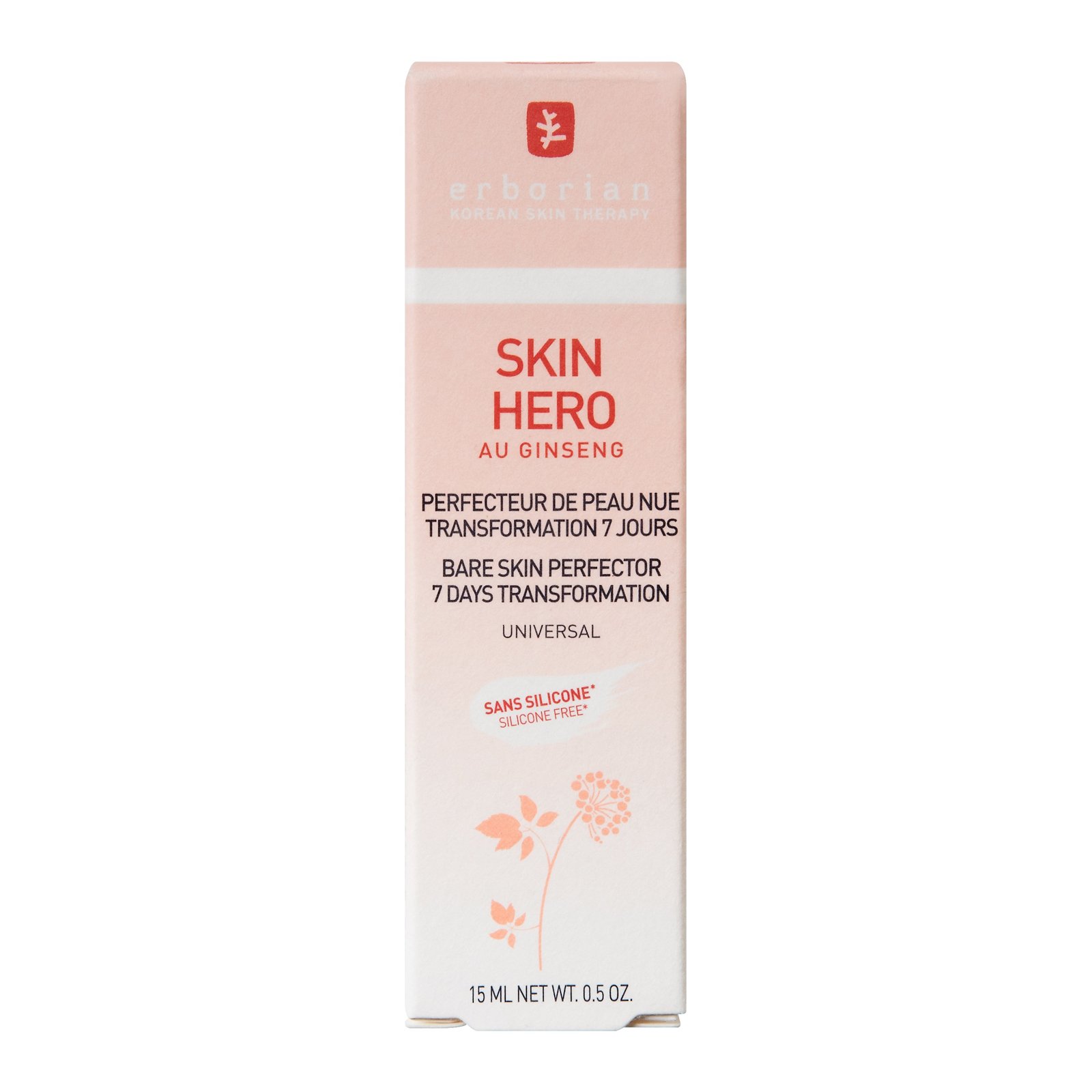 SKIN HERO - Bare skin perfector - Transformatie in 7 dagen ERBORIAN No color