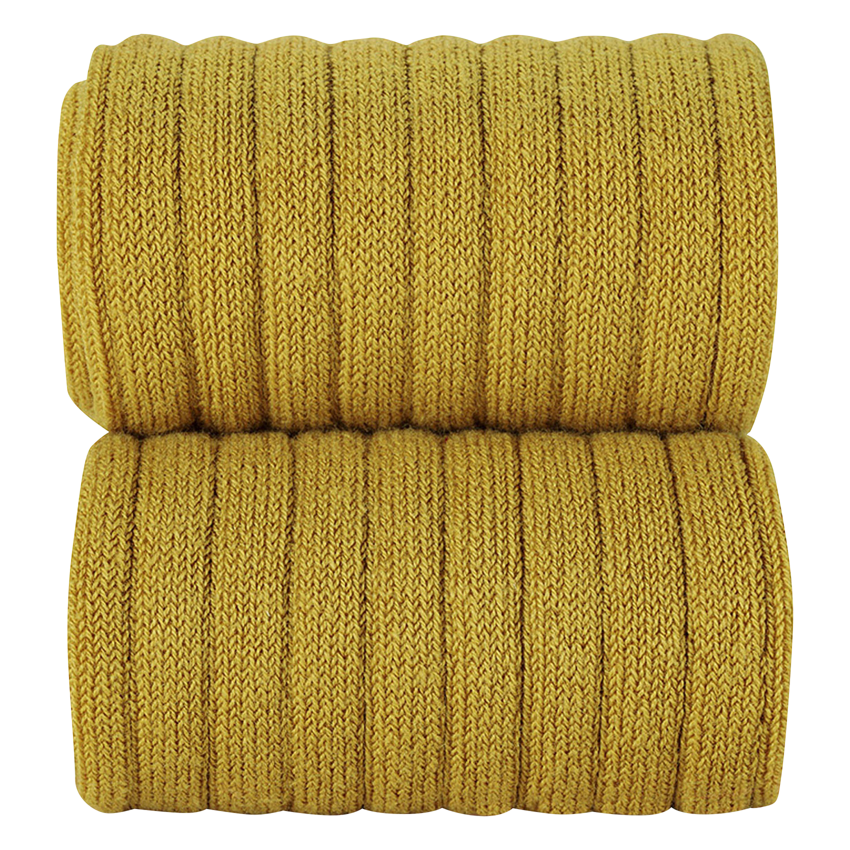 Ribbed cotton-blend pantyhose CONDOR Yellow