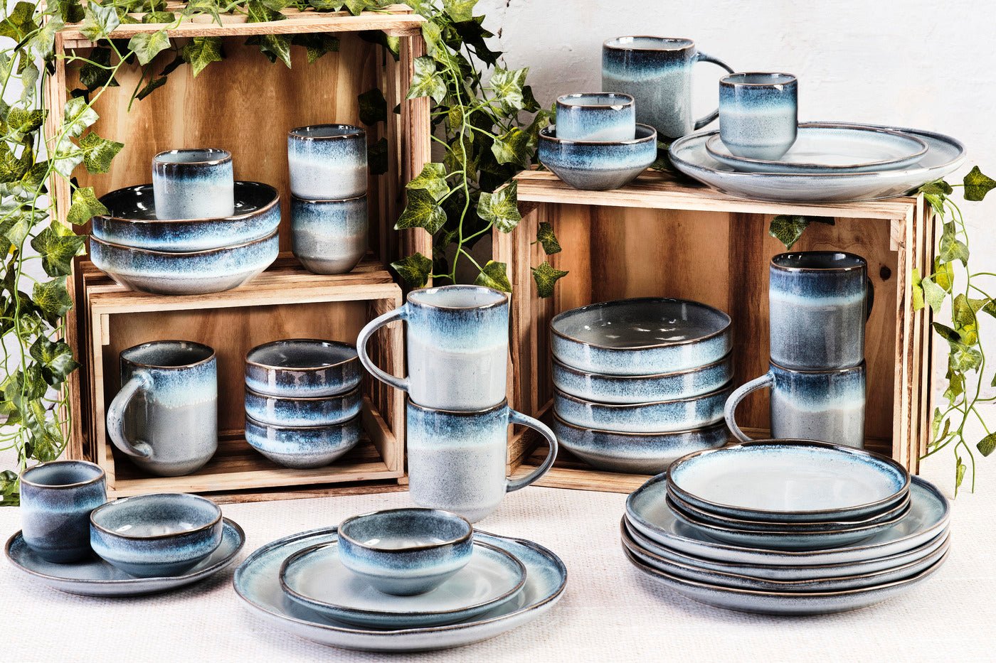 Complete set genesis - 36 pieces - earth BJORN Blue