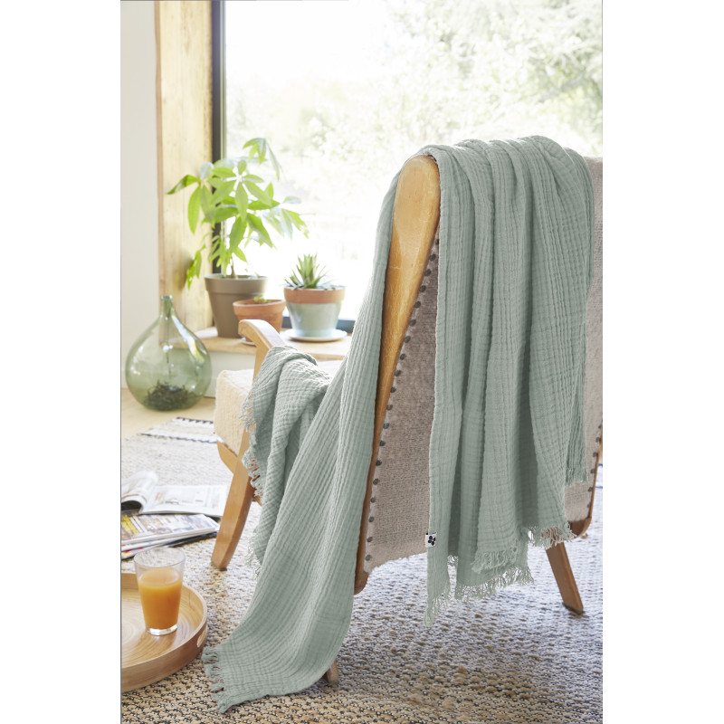 Pure cotton plaid L'EFFET PAPILLON