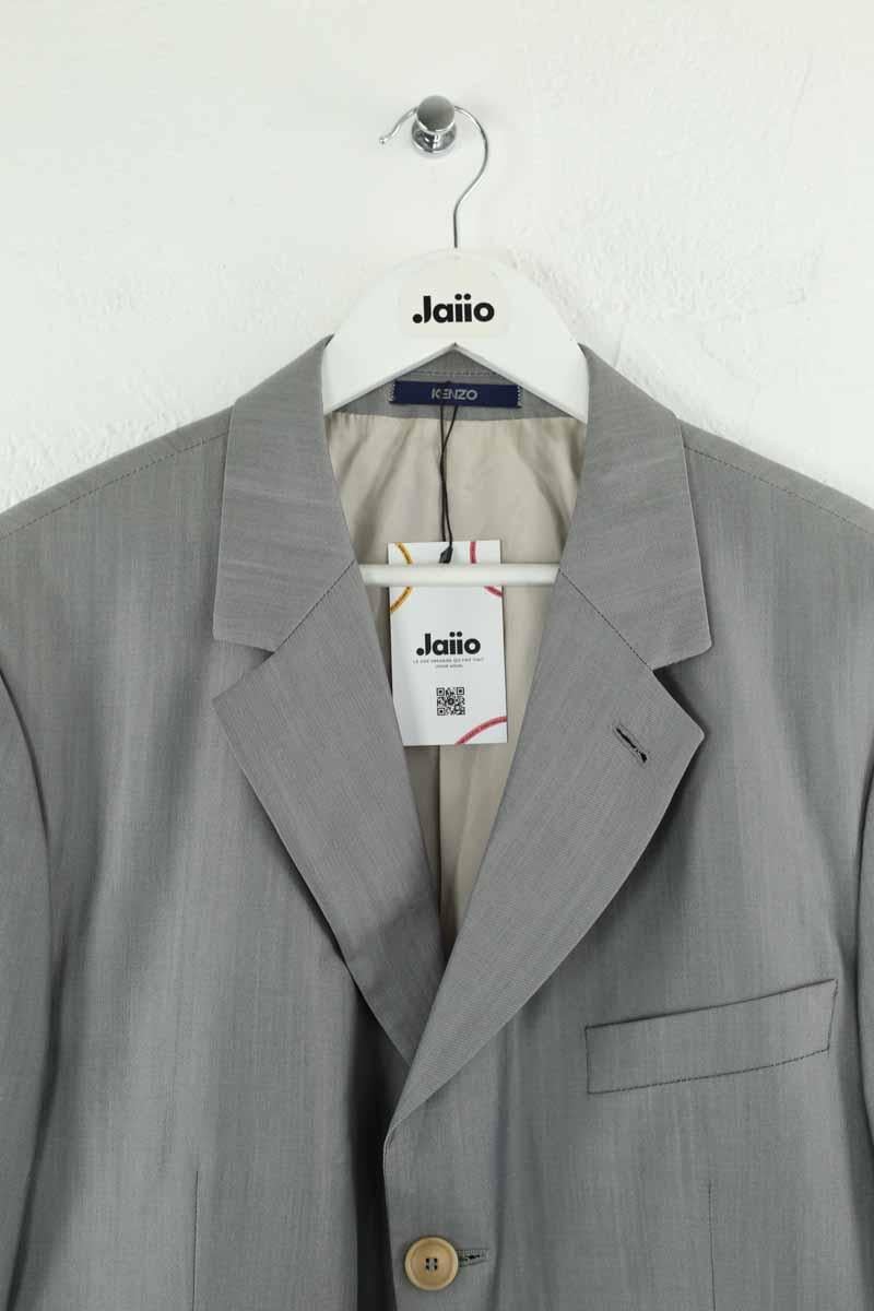 Voile and crochet dress KENZO - SECONDE MAIN Grey