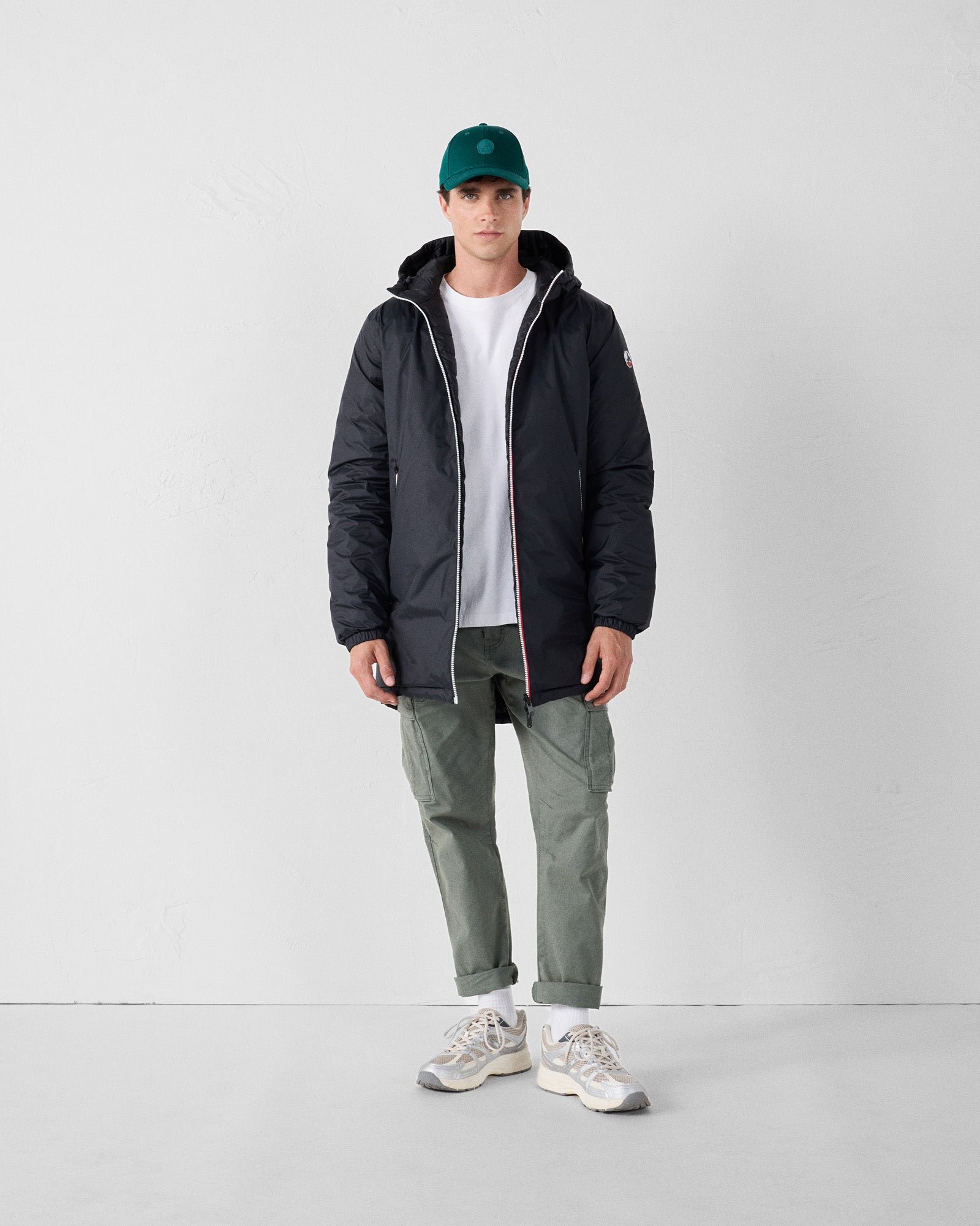 Reversible Long Black/Black Coat JOTT Black