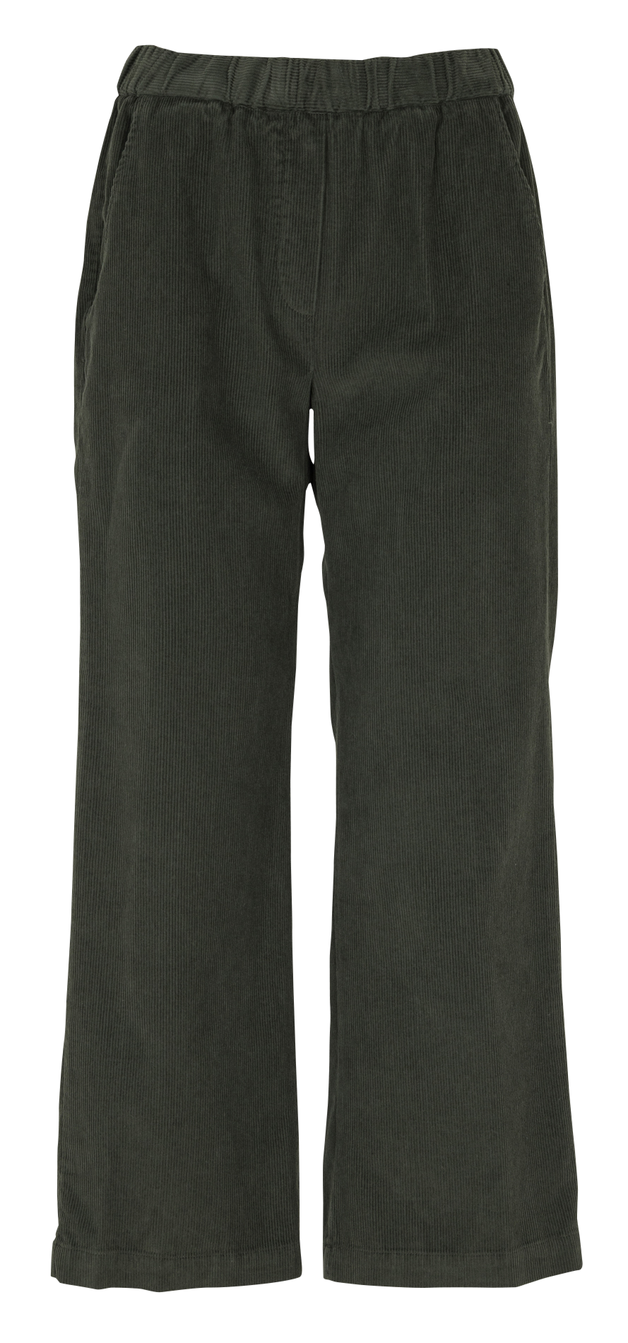 Pantalon large en velours côtelé DIEGA Vert