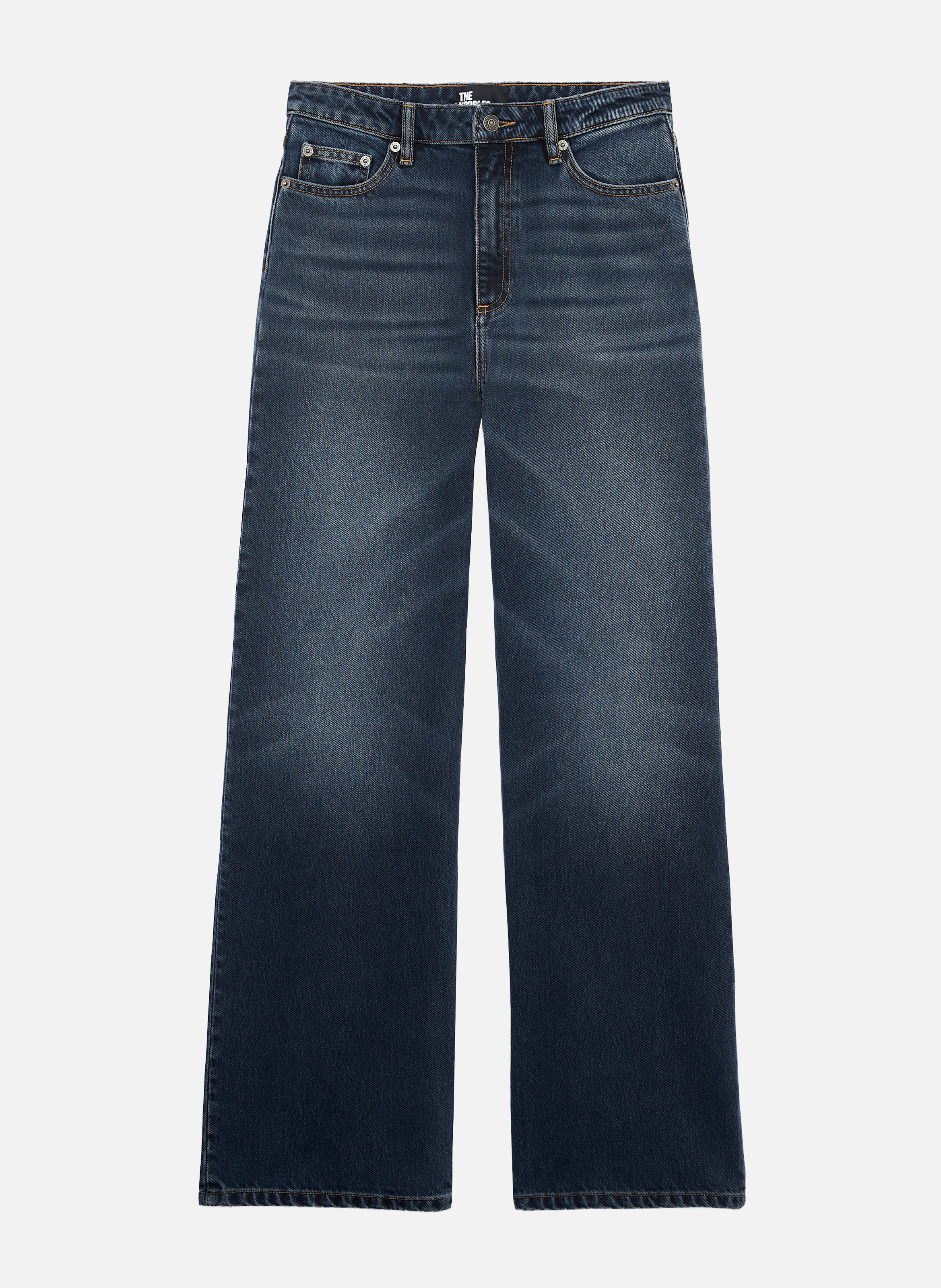 Straight cotton-blend pants THE KOOPLES Blue