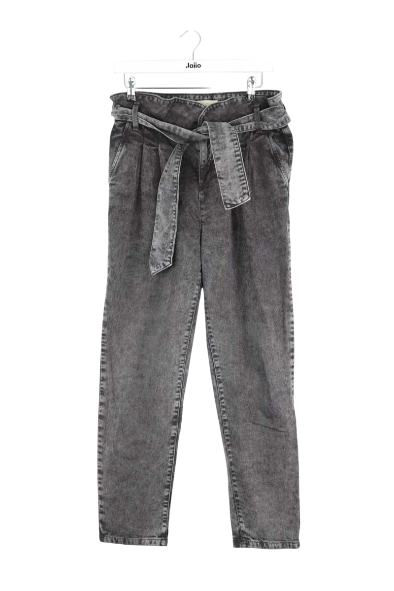 Cropped slim jeans with studs SEZANE - Seconde main Black