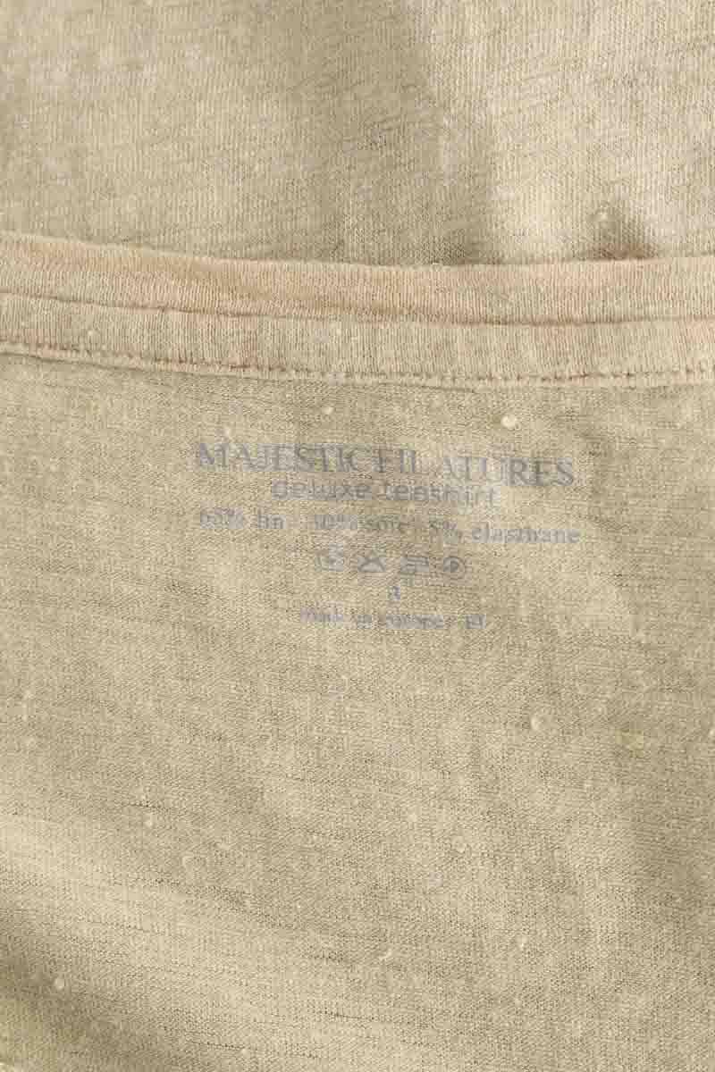 T-shirt MAJESTIC FILATURES - SECONDE MAIN Beige