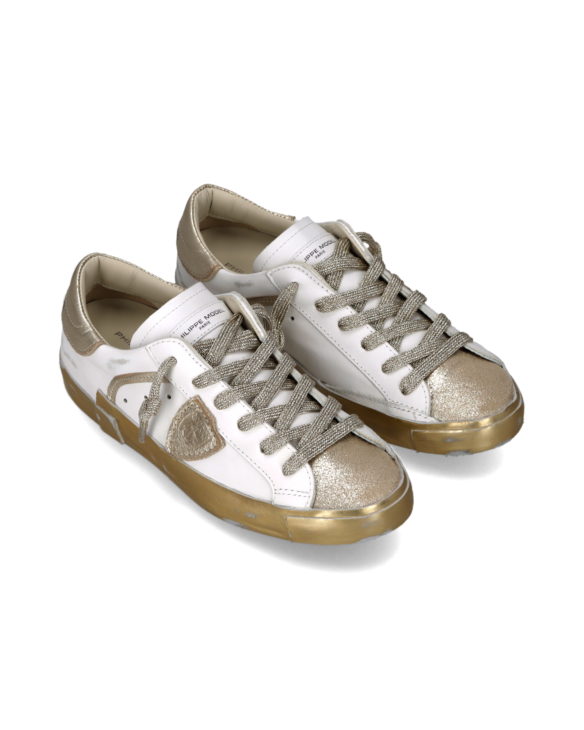 Tennis sneakers. PHILIPPE MODEL Golden