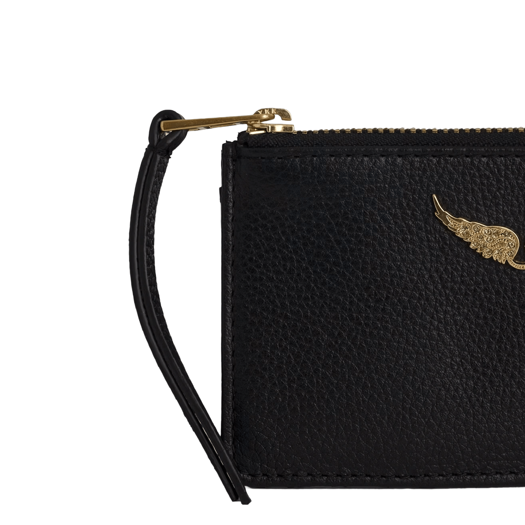 Porte-cartes en cuir ZADIG&VOLTAIRE Noir