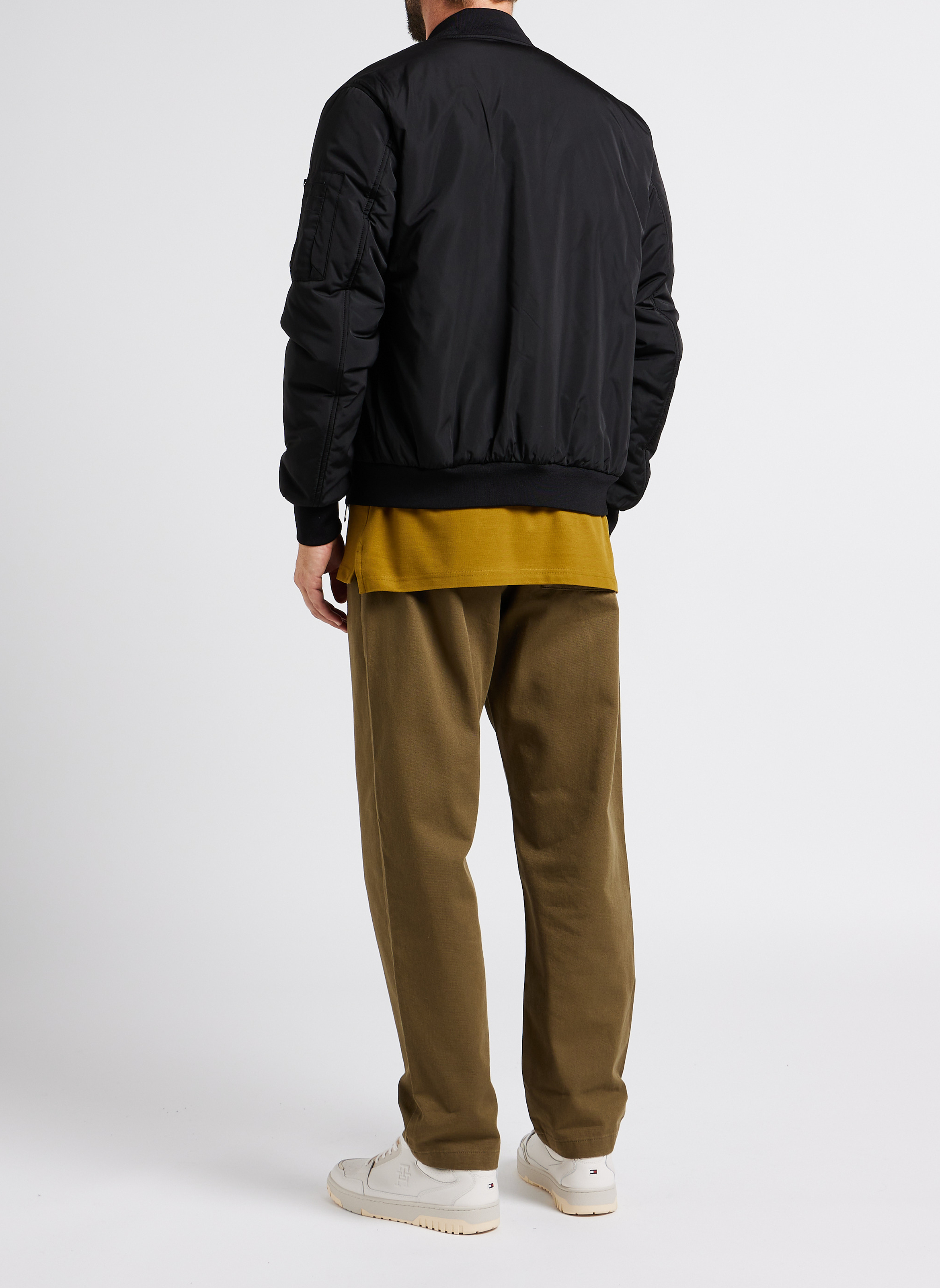 Bomber jacket with round neckline BOMBERS ORIGINAL Black