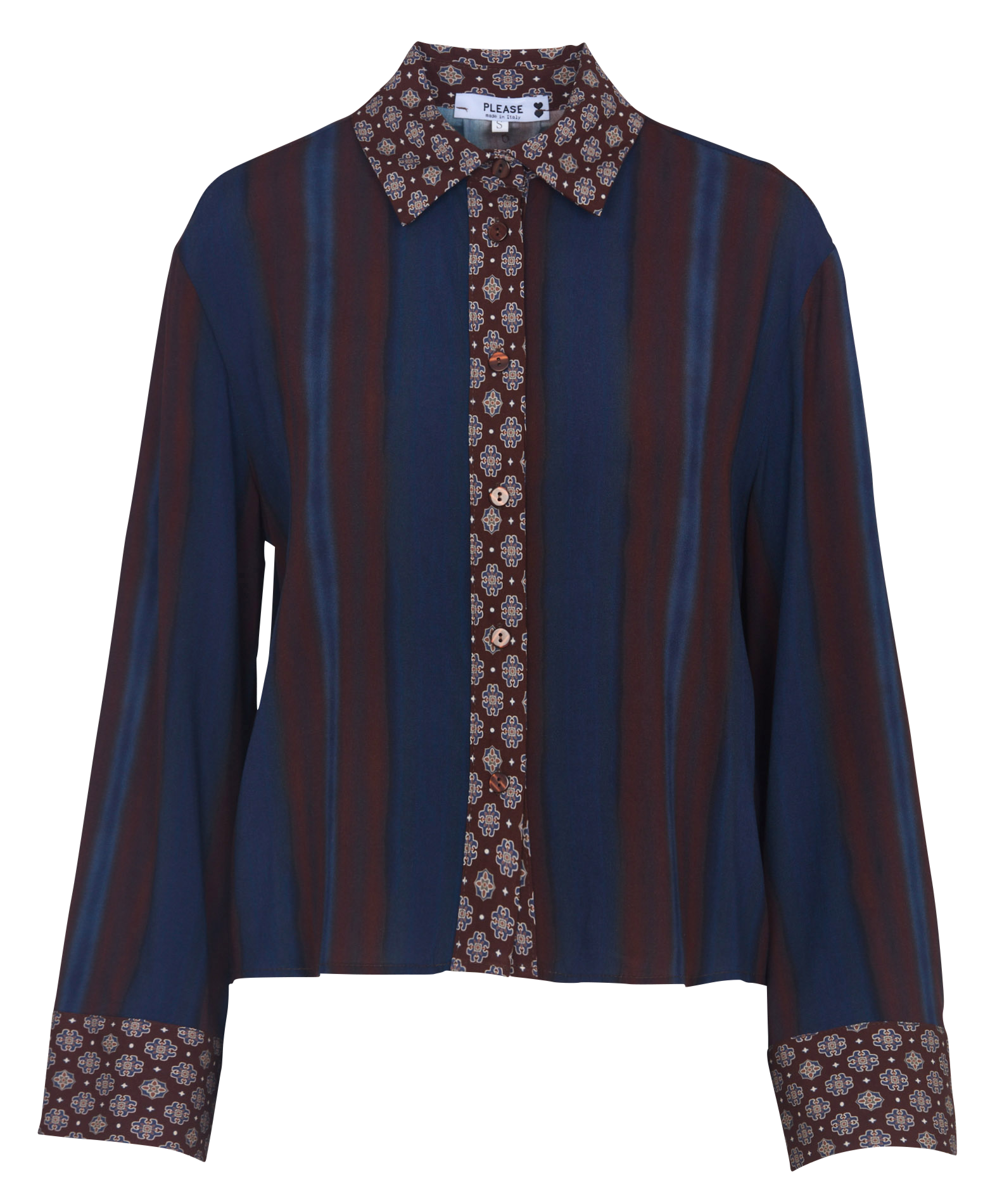 Chemise col classique  PLEASE Bleu