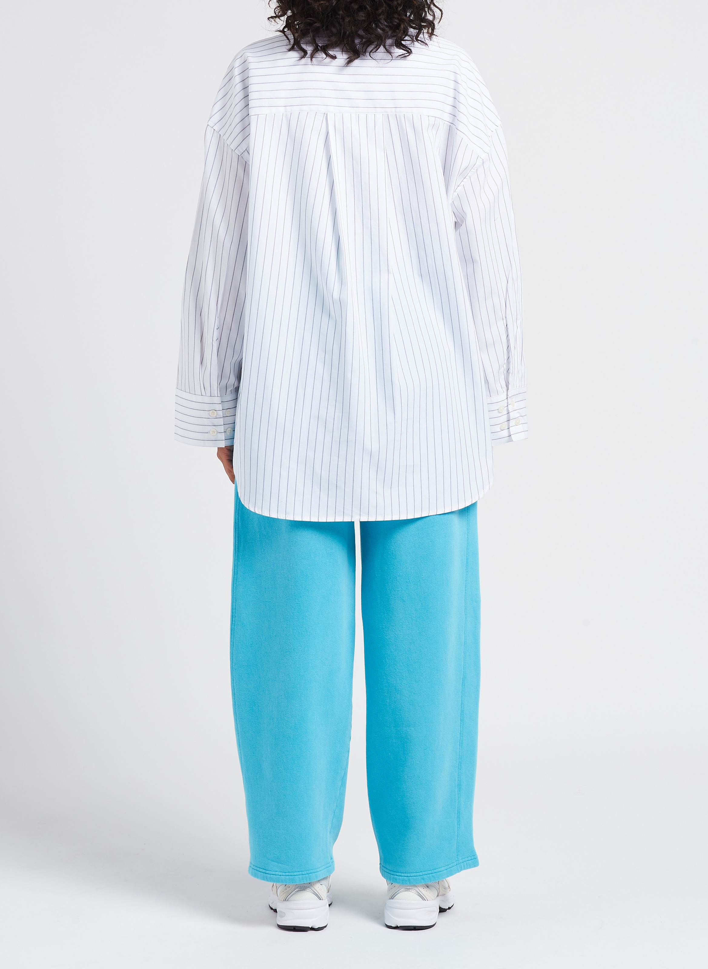 Chemise col classique ample en coton organique SAMSOE SAMSOE Beige