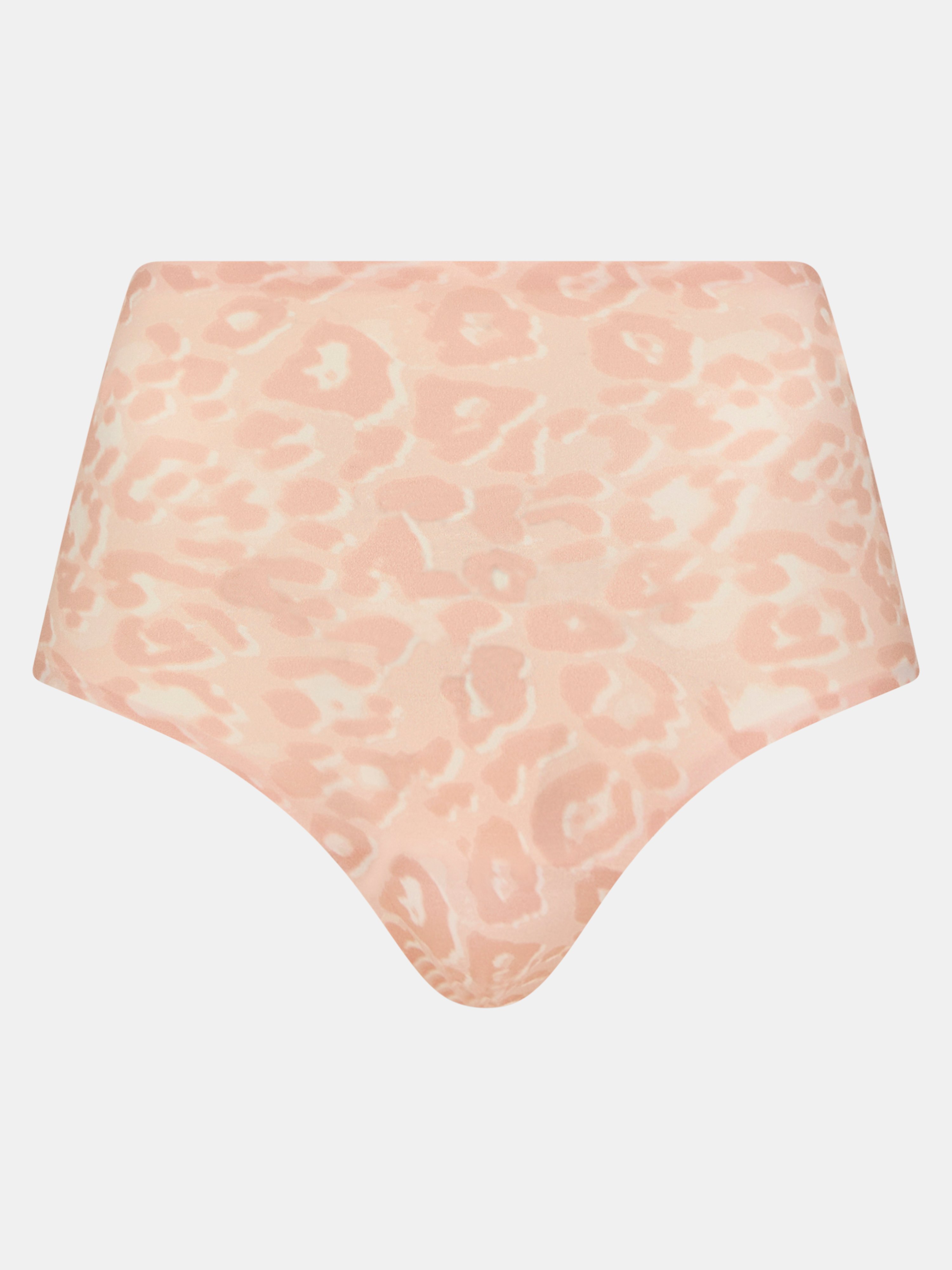 High-waisted lace panties CHANTELLE Brown