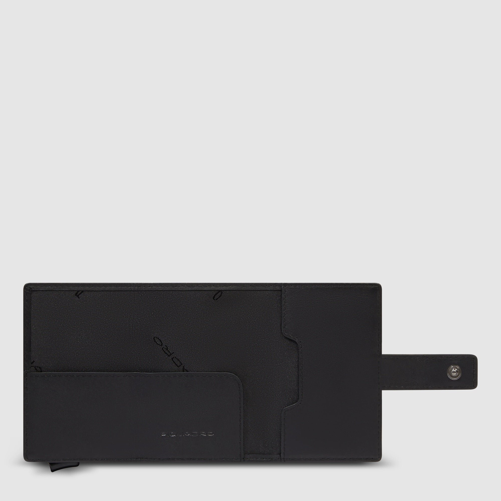 Automatic pop-up cardholder PIQUADRO Black