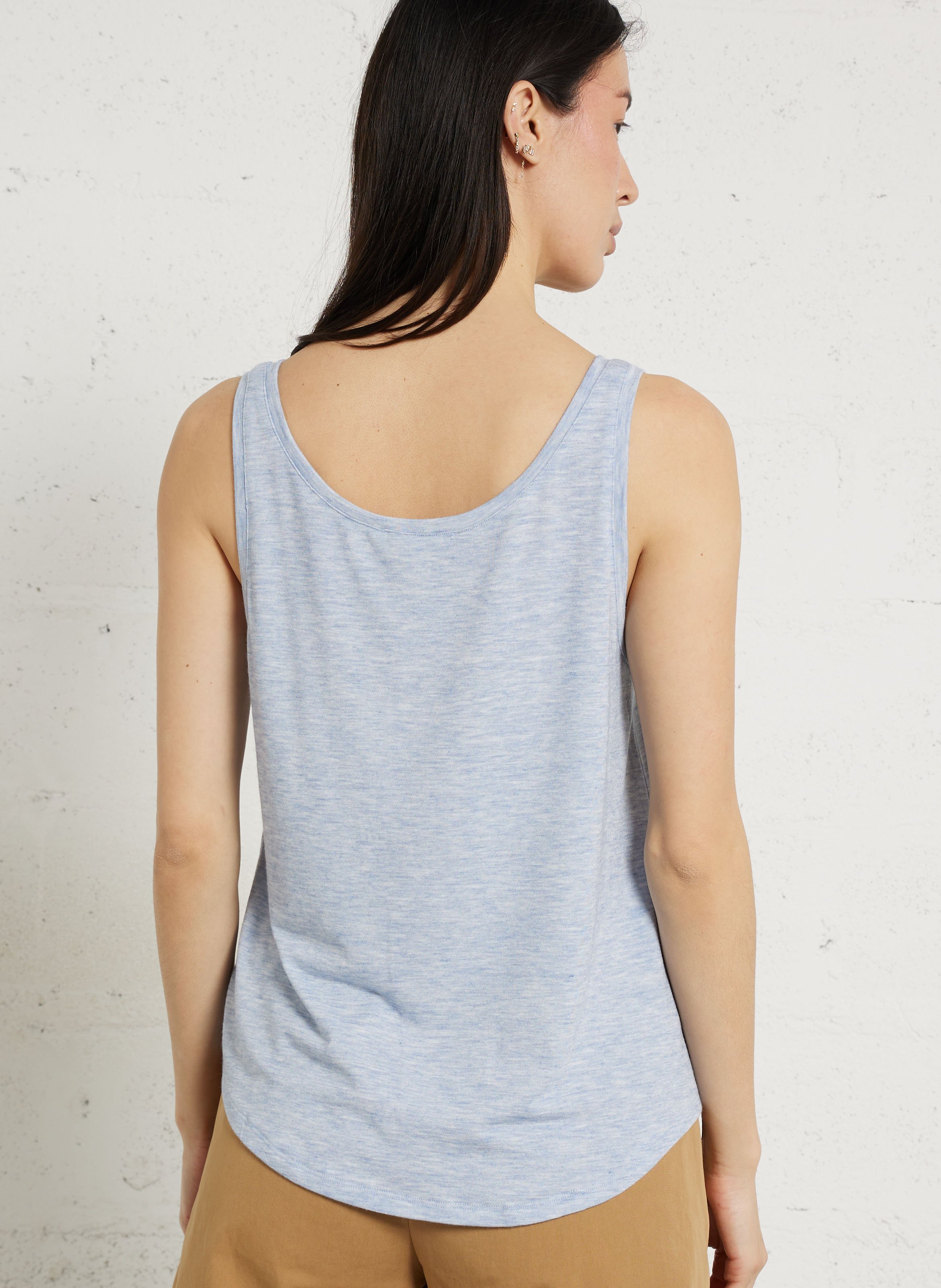 Débardeur ample col rond LA PETITE ETOILE Bleu