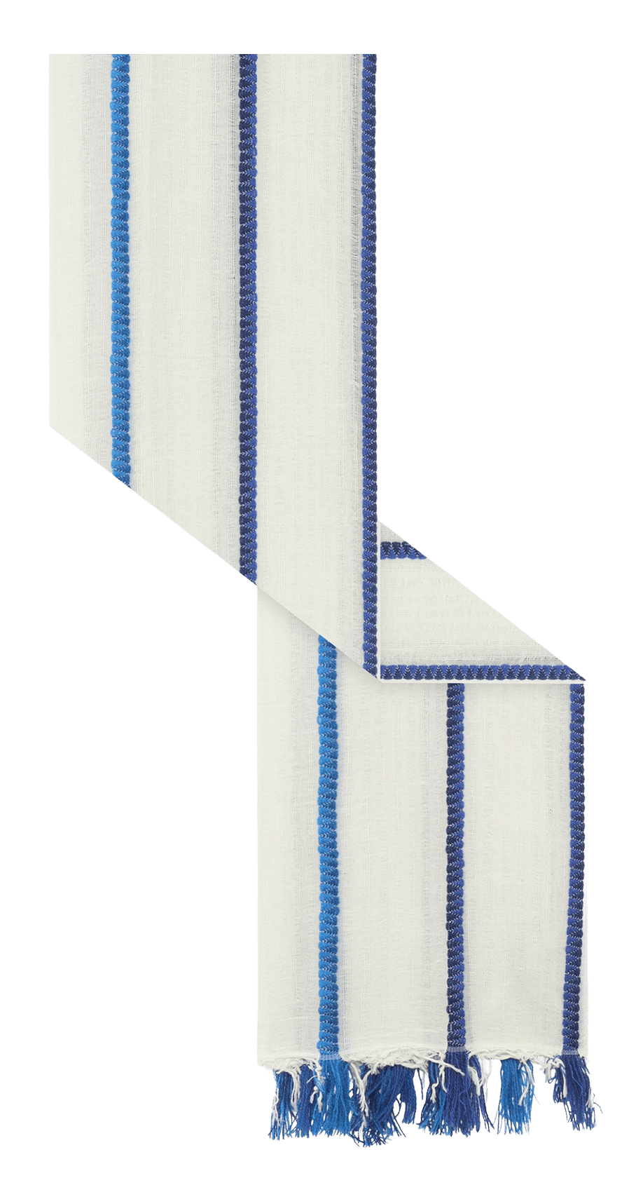 Cotton-blend scarf PABLO Blue