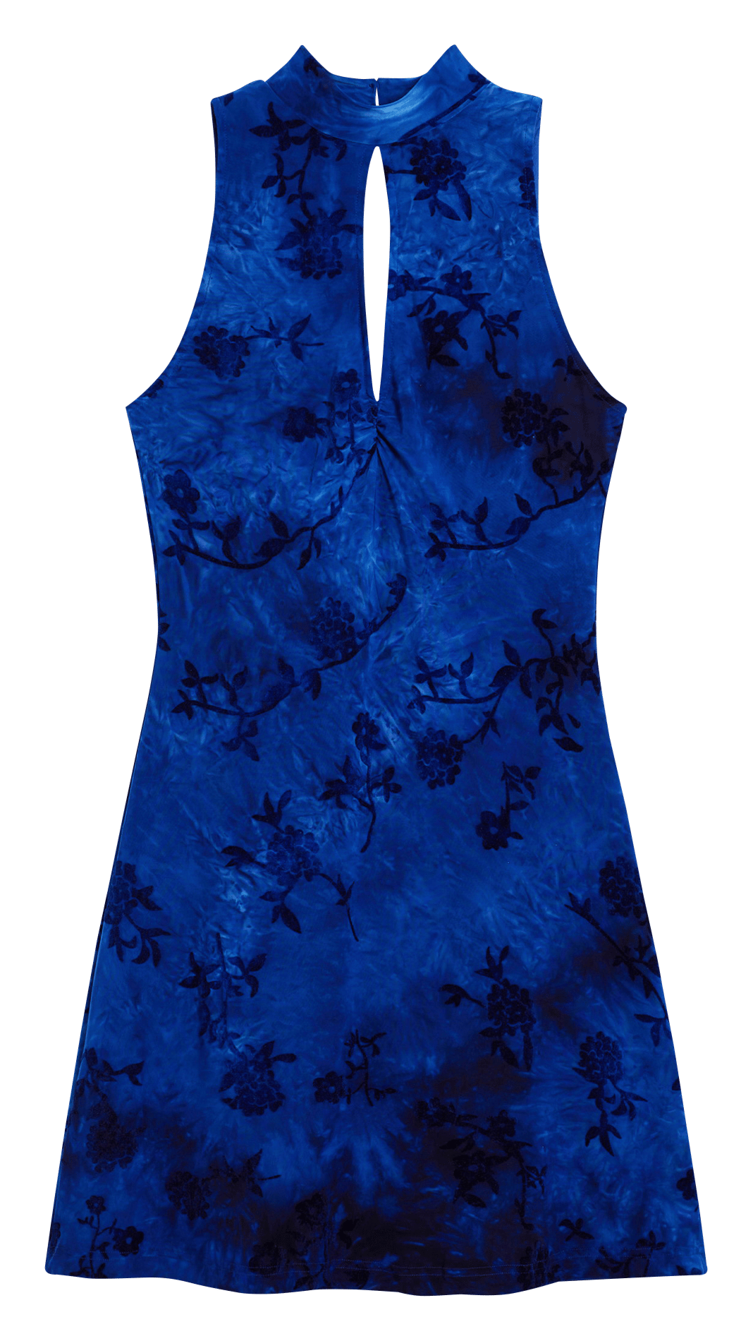 Halflange jurk met print DESIGUAL Blauw