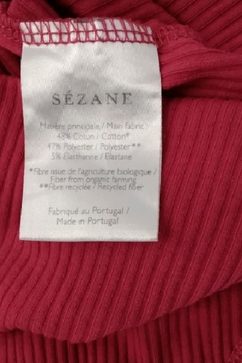 Azawood sleeveless top SEZANE - Seconde main Pink