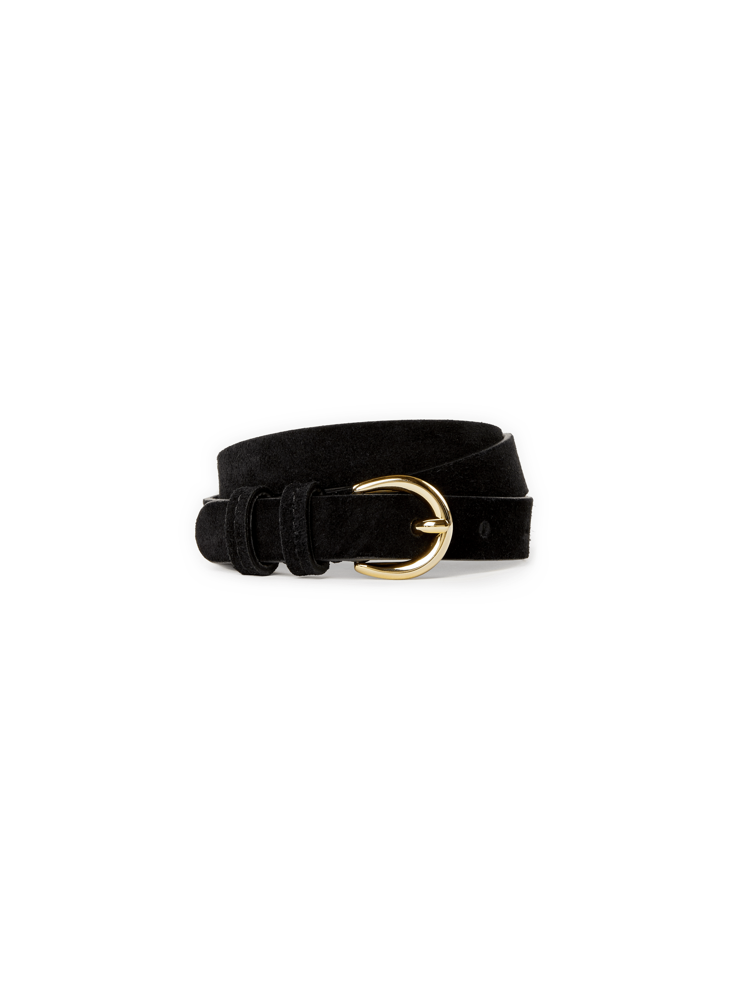 Suede belt SAISON 1865 Black