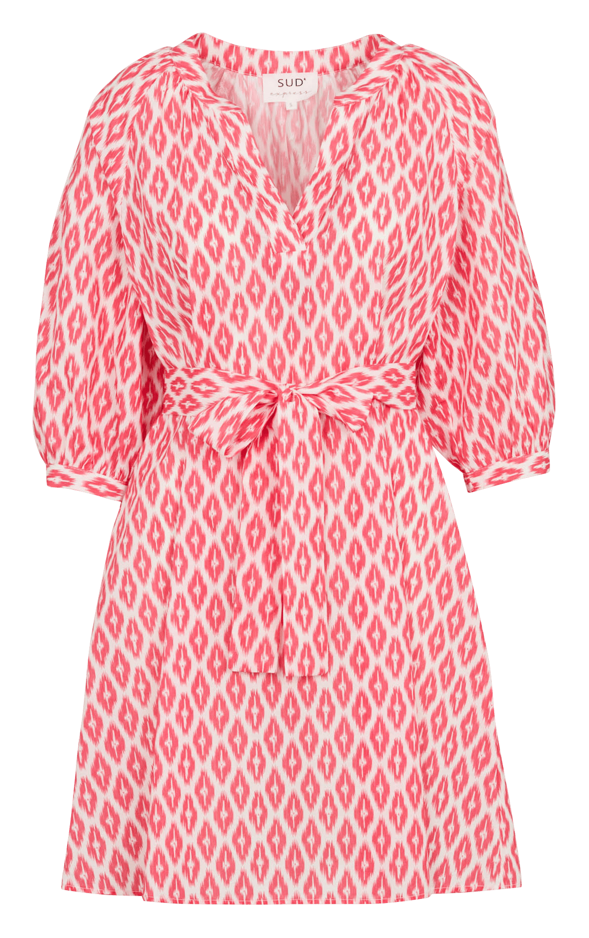 Kurzes bedrucktes Tunika-Shirt RAELLY Corail