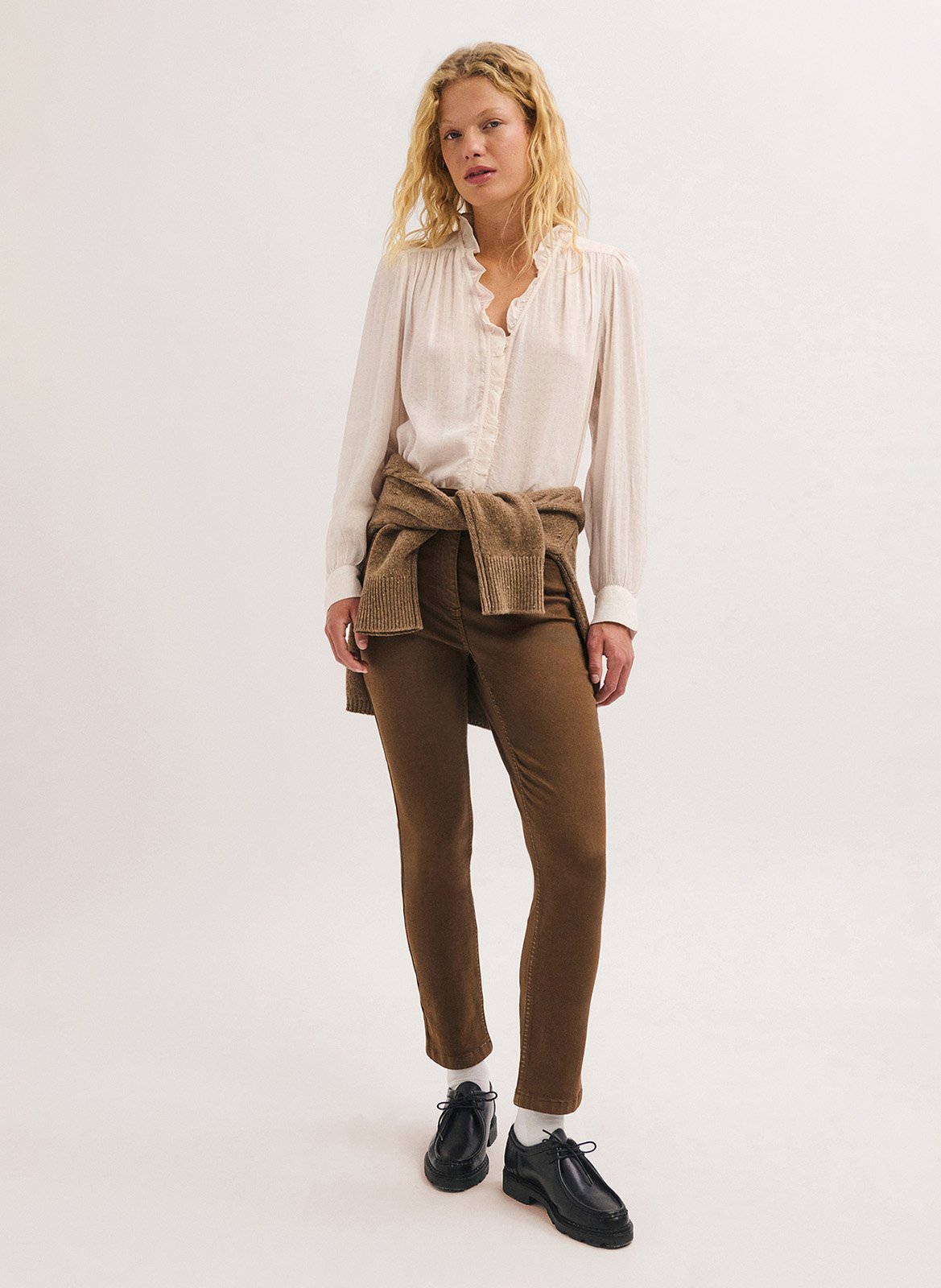 5-pocket slim-fit jeans PABLO Brown