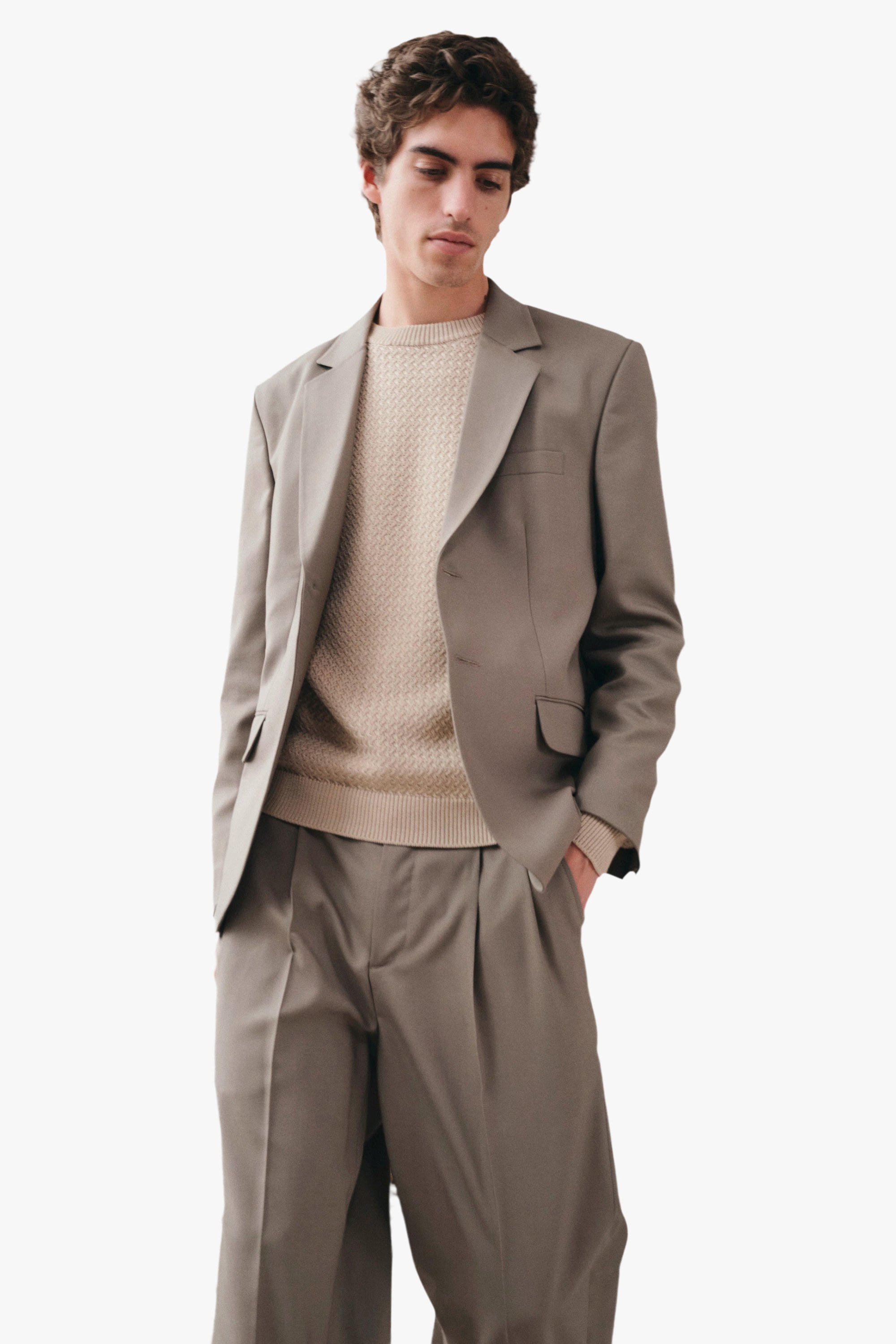 Clint suit jacket Noyoco Brown