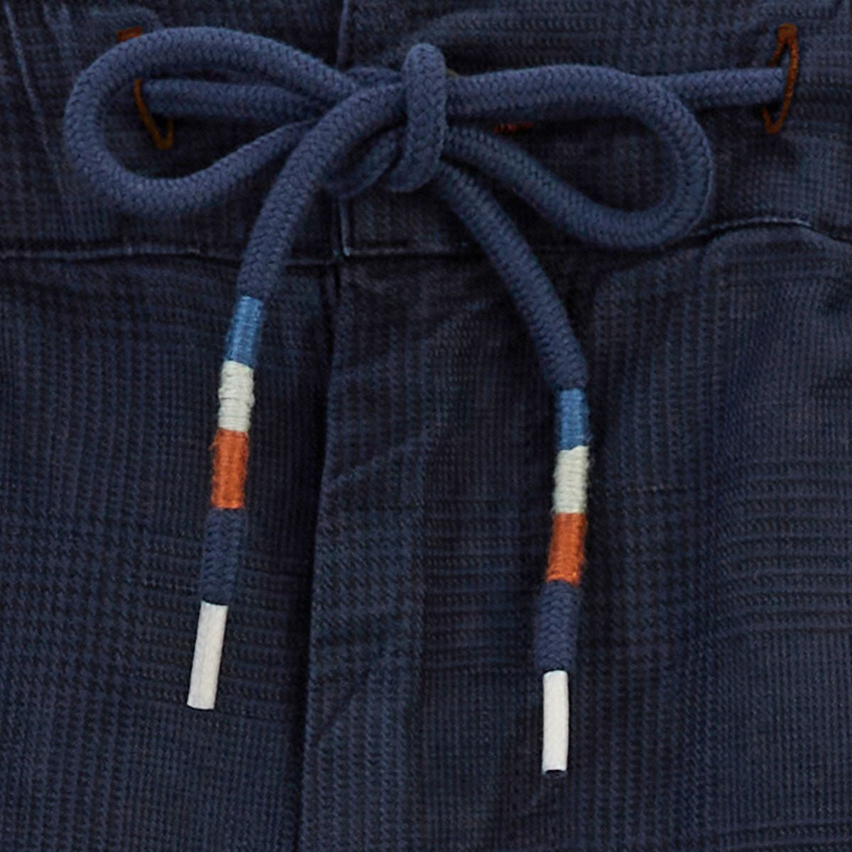 Bermuda in linen and cotton with a loose fit SERGE BLANCO Blue