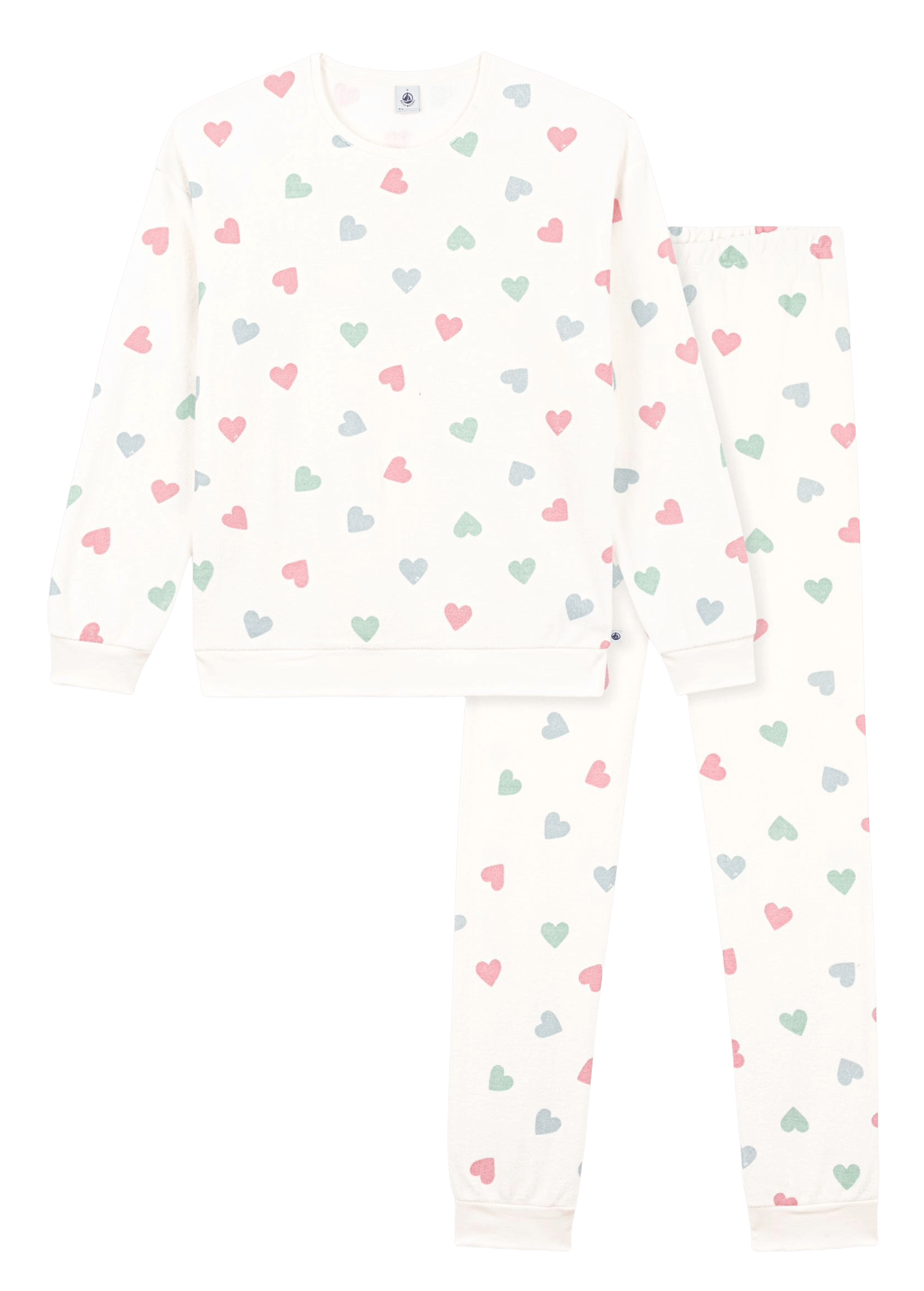 Printed cotton pajama set PETIT BATEAU Multicolored