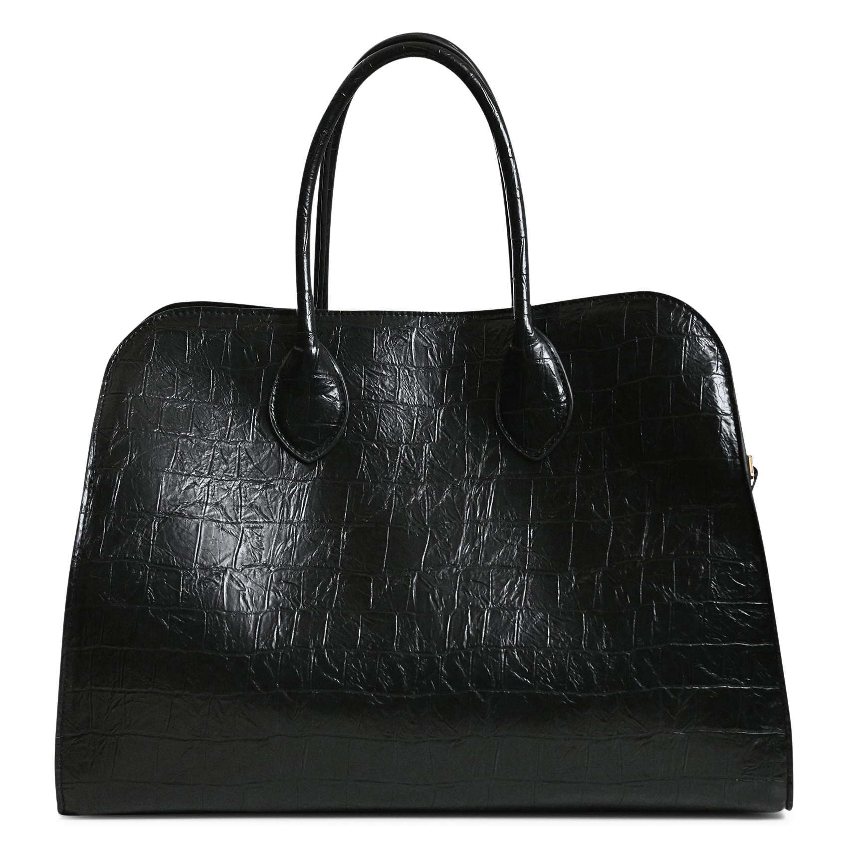Shopper in Kroko-Optik | Schwarz ESSENTIEL ANTWERP Damen