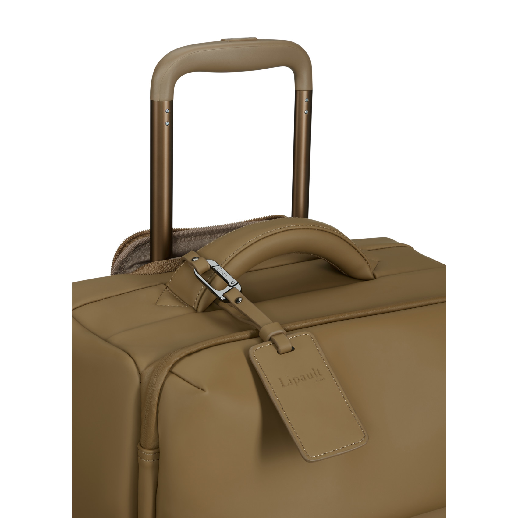 Lost in Berlin 4-wheel carry-on suitcase size S LIPAULT Beige