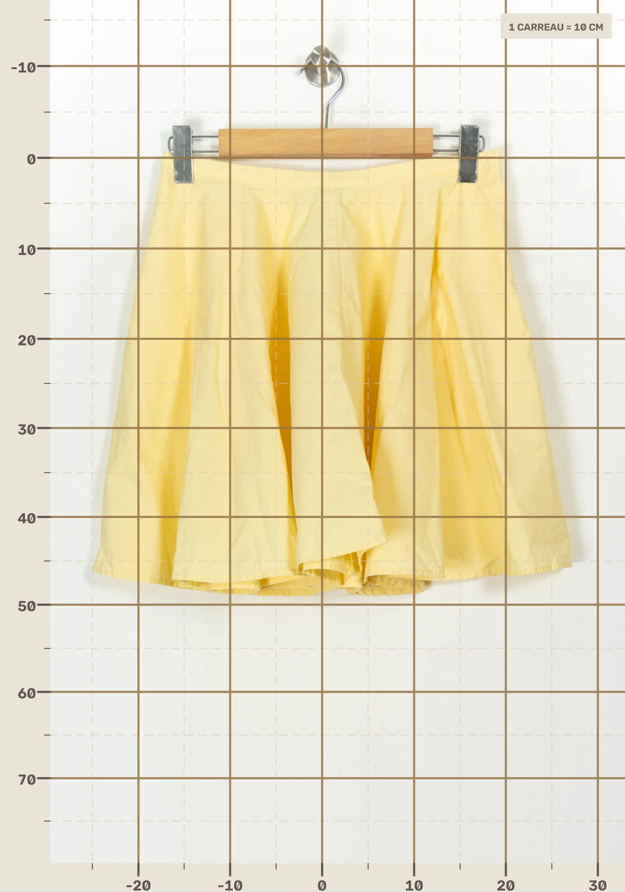 Short & midi skirt COMPTOIR DES COTONNIERS - Seconde main Yellow