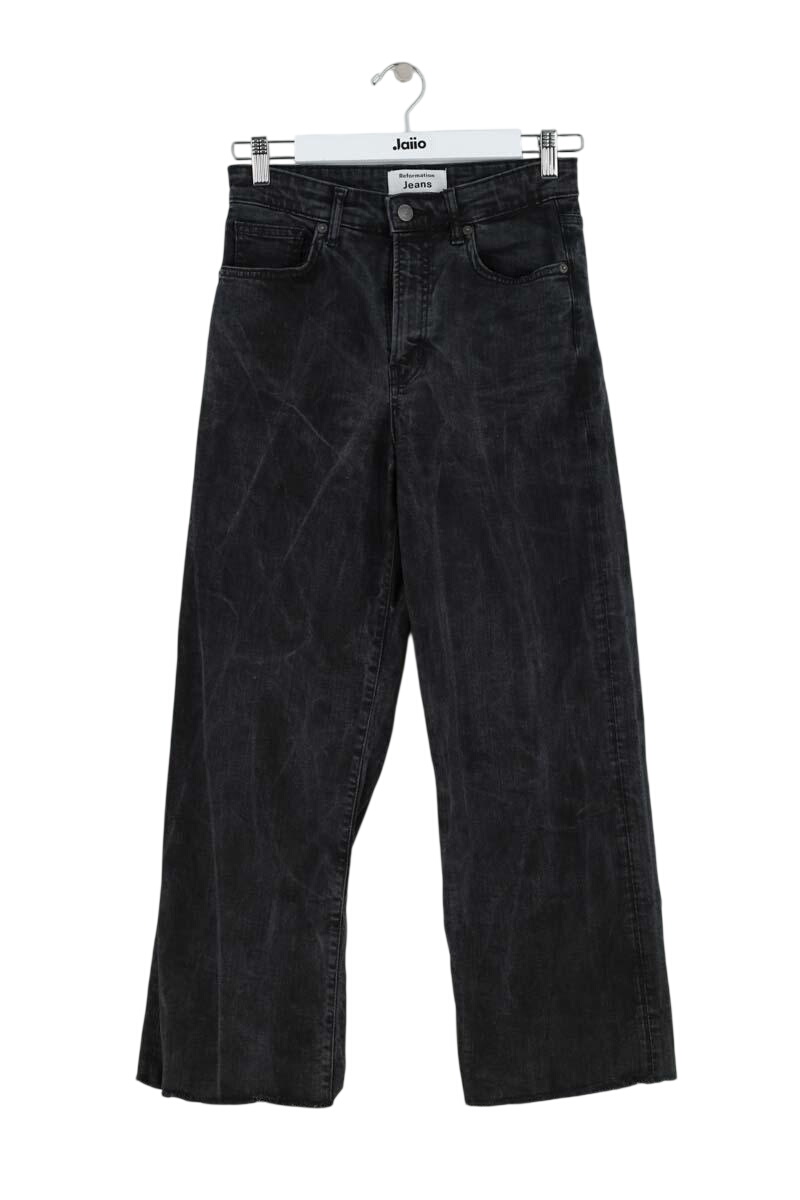 Straight jeans REFORMATION - Seconde Main Black
