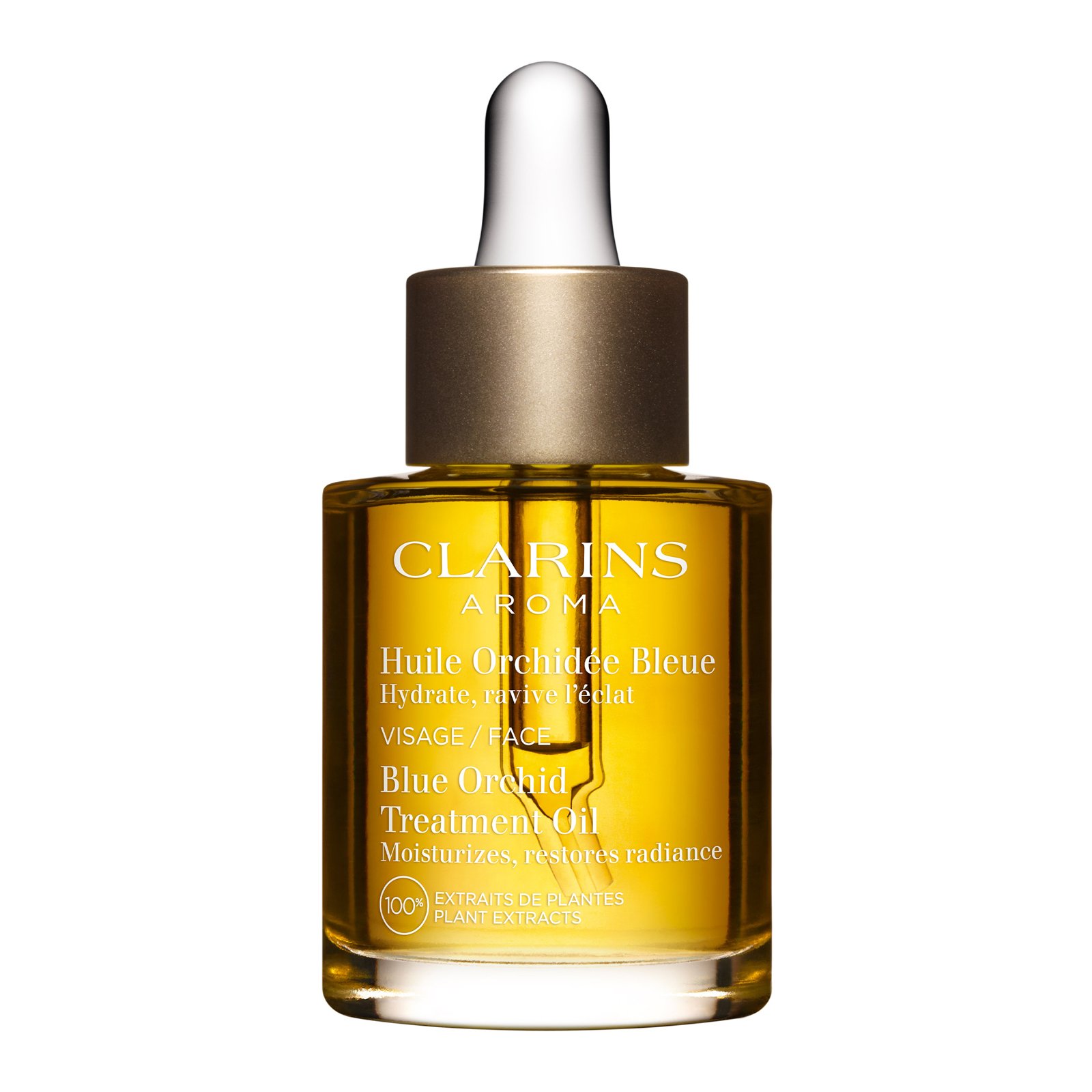 Gesichtspflege-Öl Orchidée Bleue - Spendet Feuchtigkeit, belebt den Teint - 100 % Pflanzenextrakt CLARINS No color