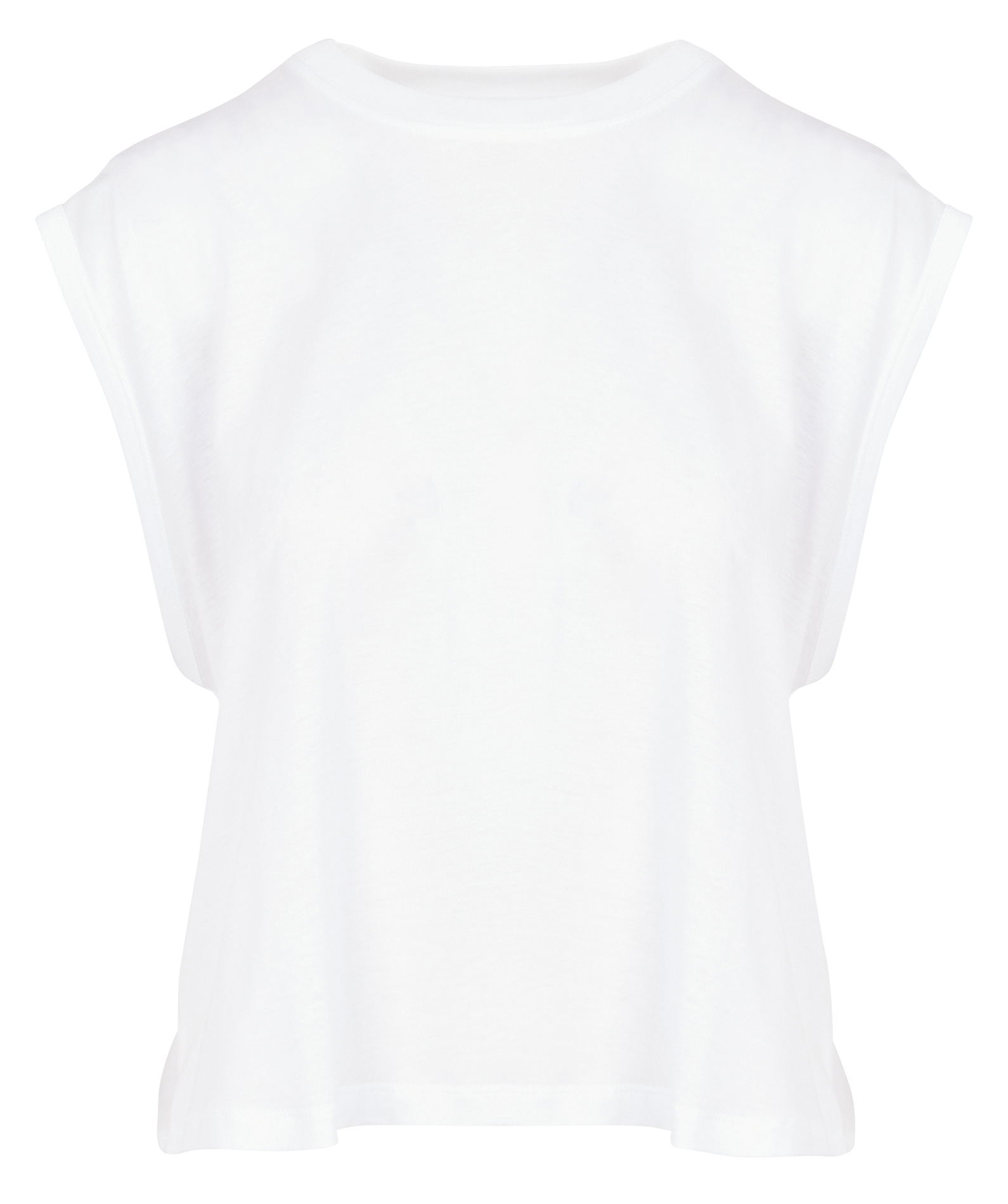 Loose-fit round-neck T-shirt SESSUN White