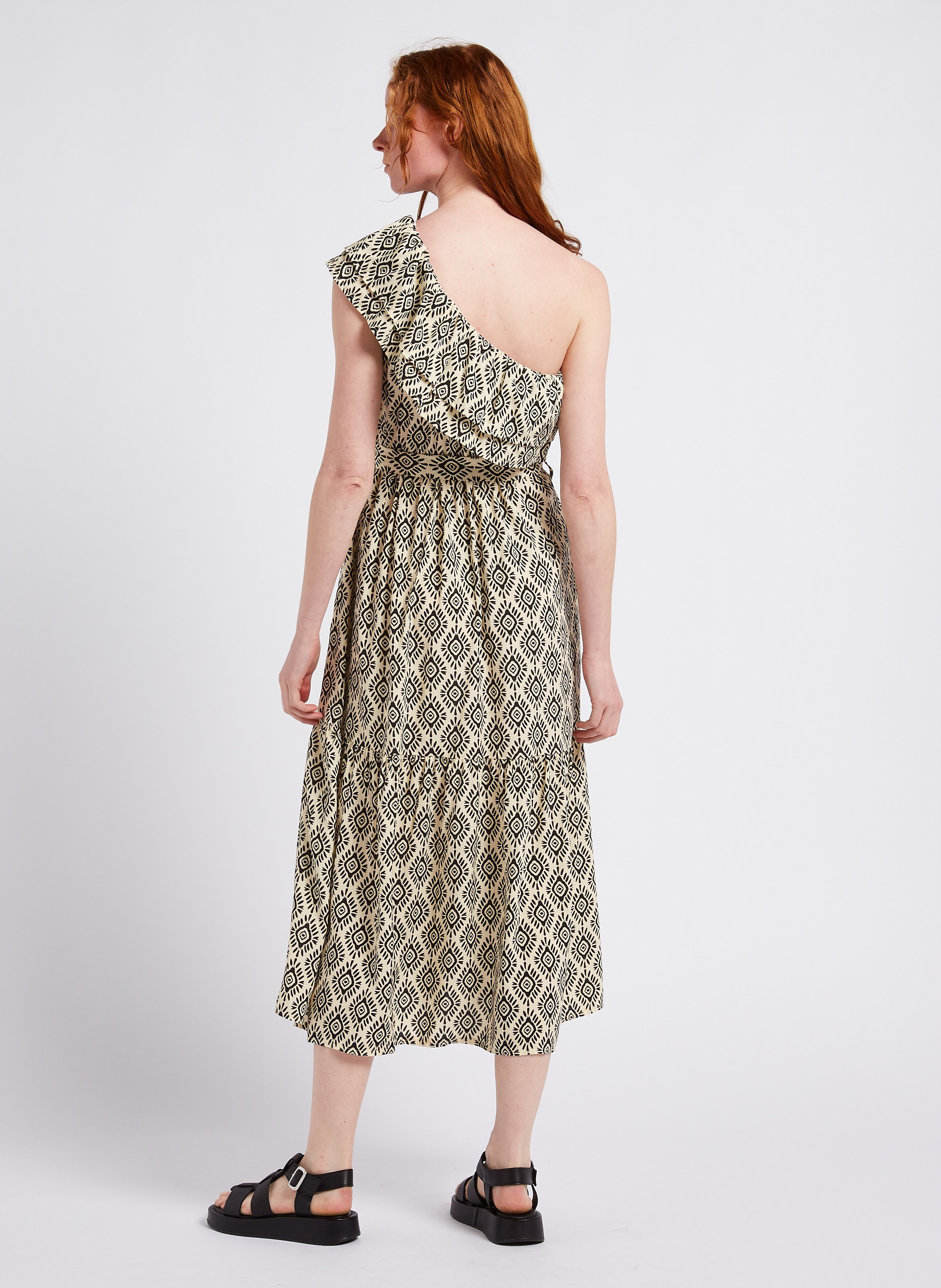 Plateausandalen aus Leder MELLOW YELLOW Schwarz