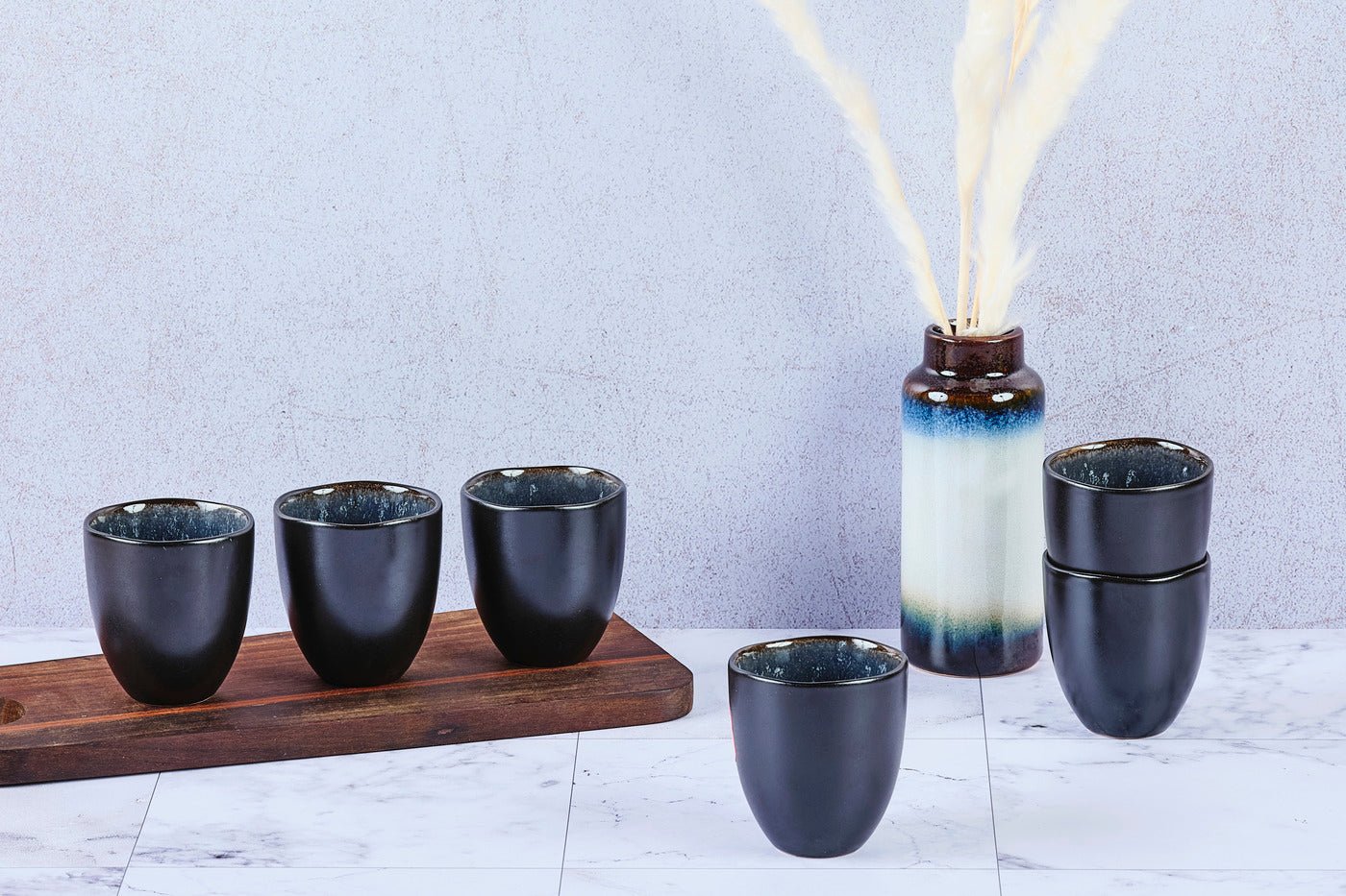 Iris 15cl Cup - Set of 6 - Midnight Blue BJORN Blue