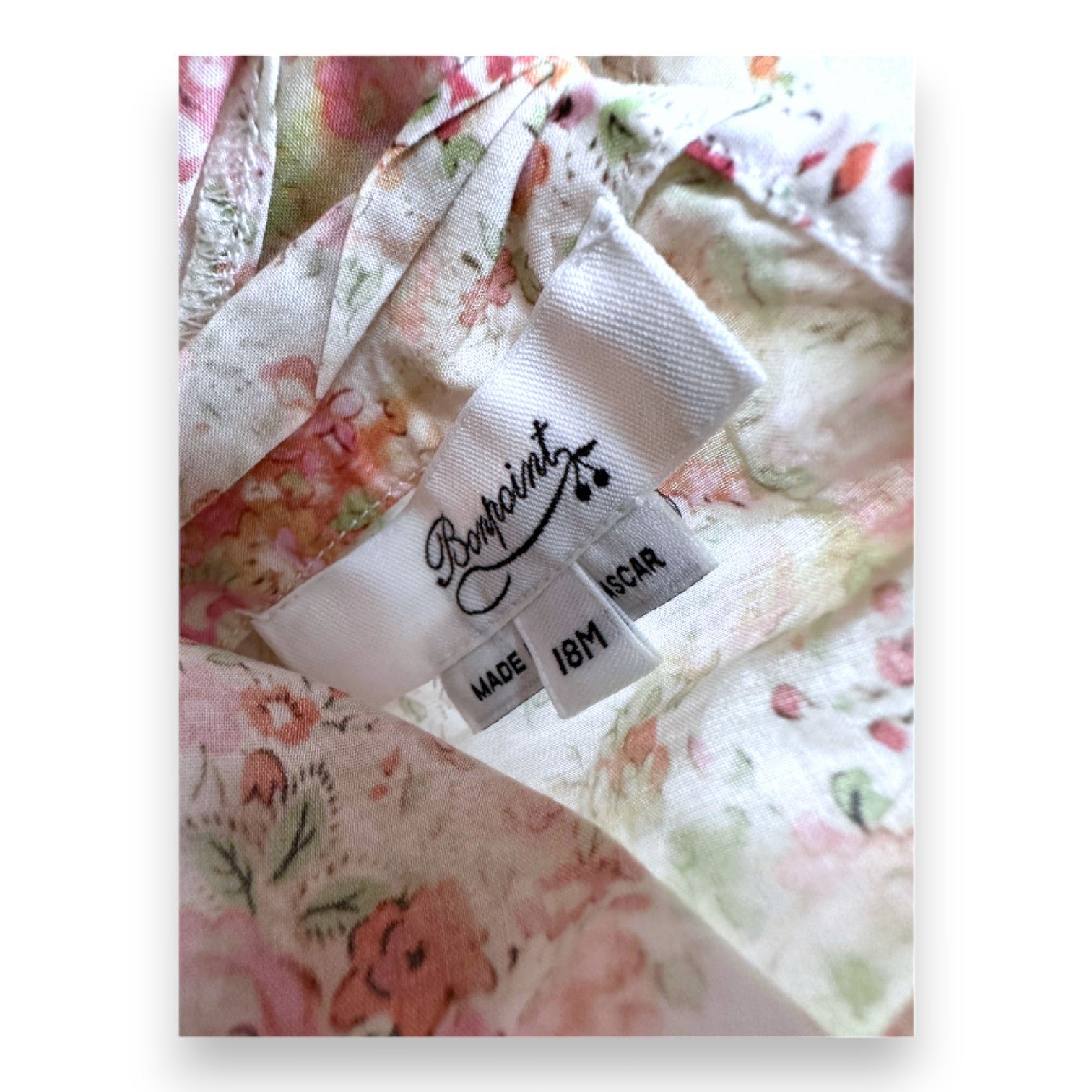 Pink baby blouse - 18 months BONPOINT - Seconde Main Pink