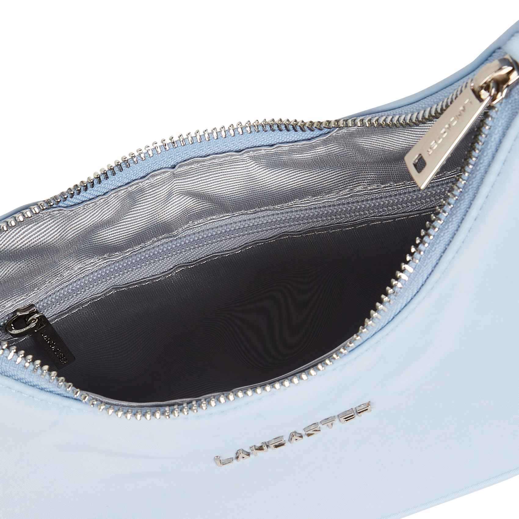 Baguette-Schultertasche Blau