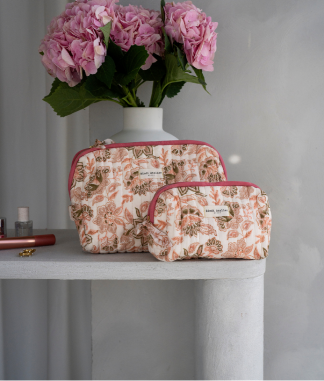 Make-up bag BINDI ATELIER Beige